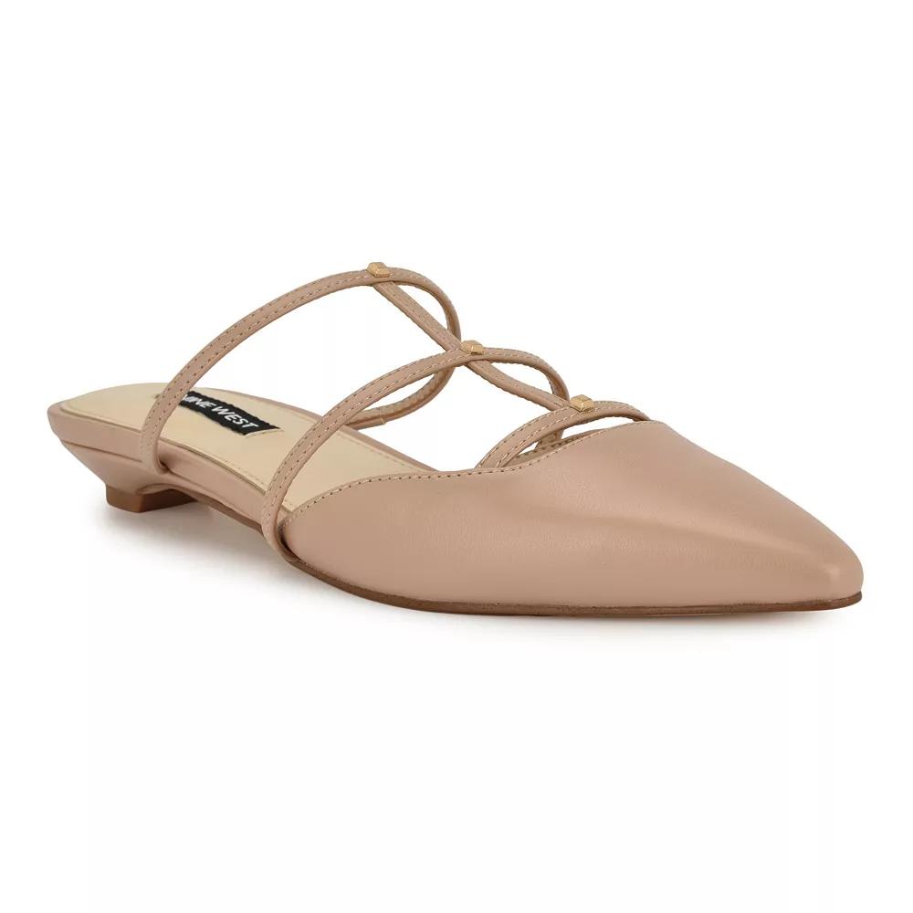 Nine West Paoly Slip-On Pointy Toe Women's Dress Flats, Size: 7.5, Light Natural Product Image