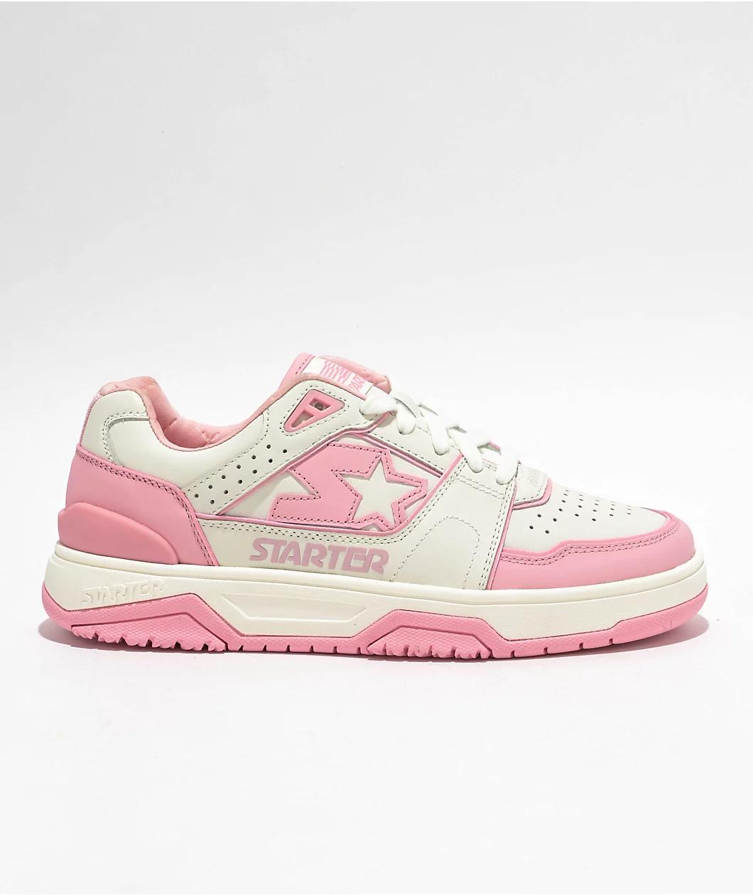 Starter Fast Break White & Pink Shoes Product Image