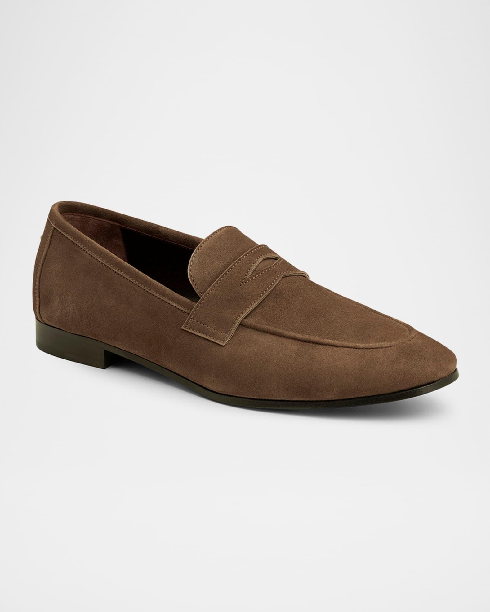 Fandango Suede Penny Loafers Product Image