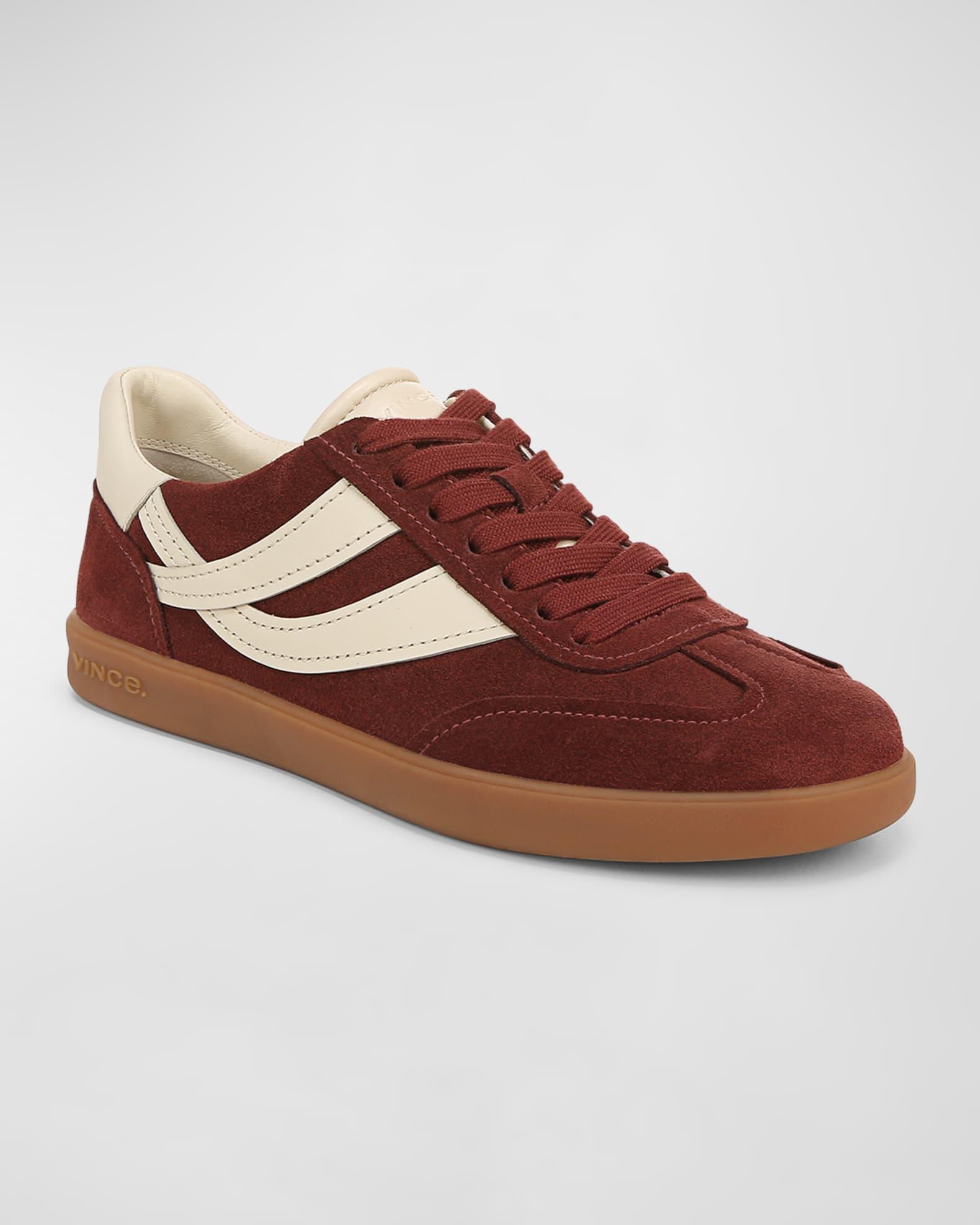 Oasis Mixed Leather Retro Sneakers Product Image