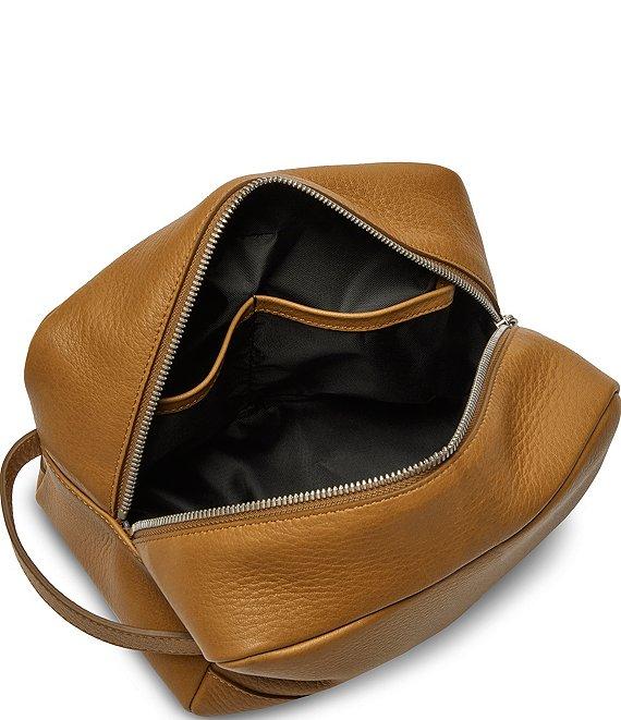 SHINOLA Zip Natural Grain Leather Travel Kit Product Image