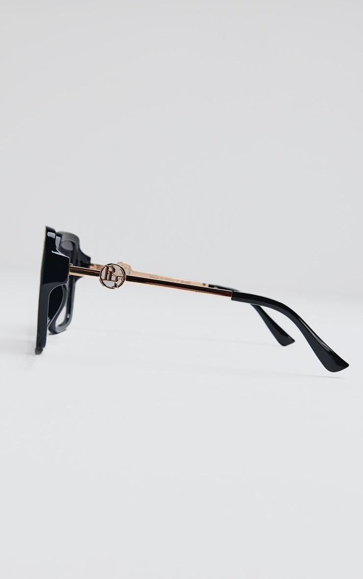 Black Over-Sized Square Sunglasses Product Image
