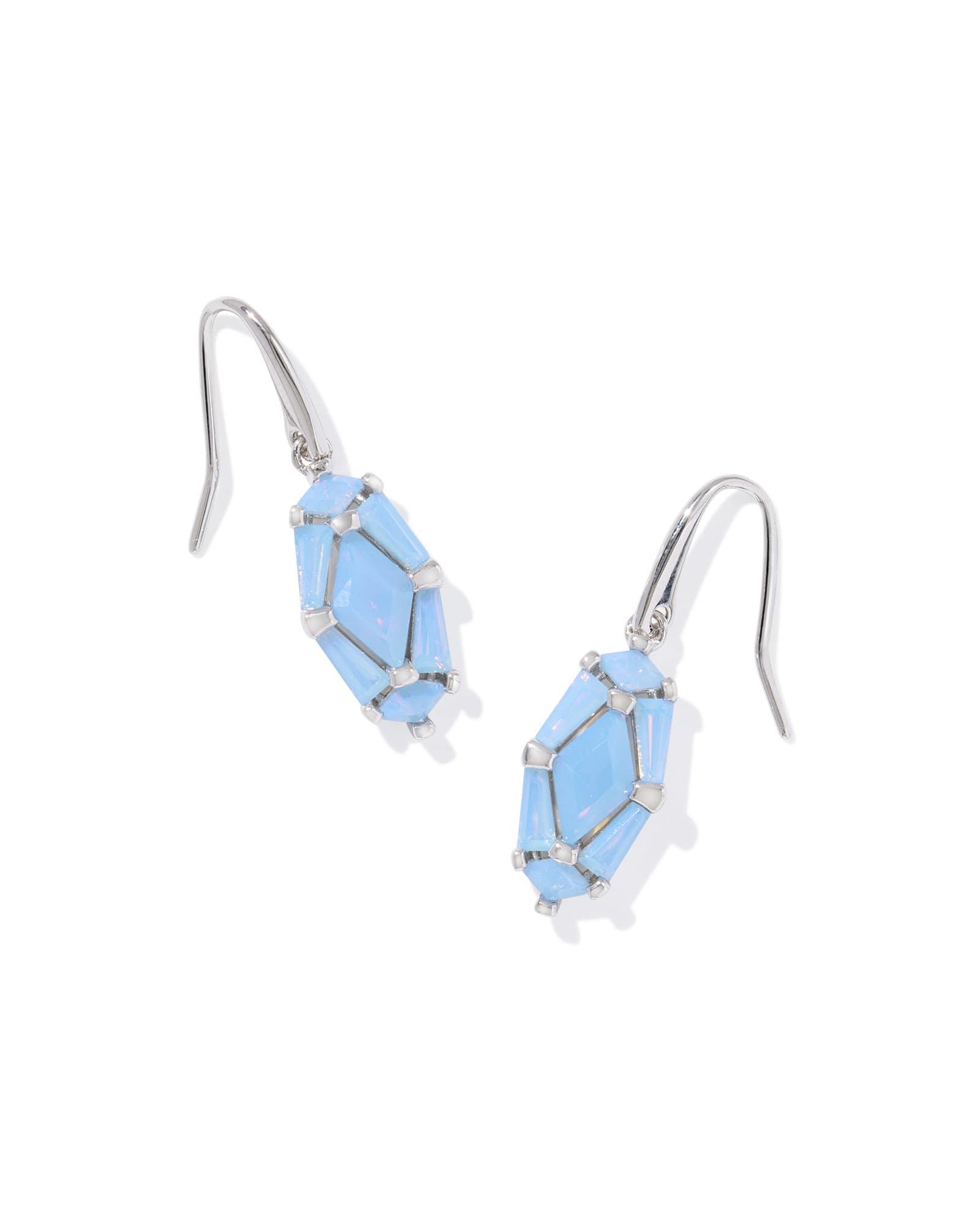 Lindy Rae Lee Silver Drop Earrings Product Image