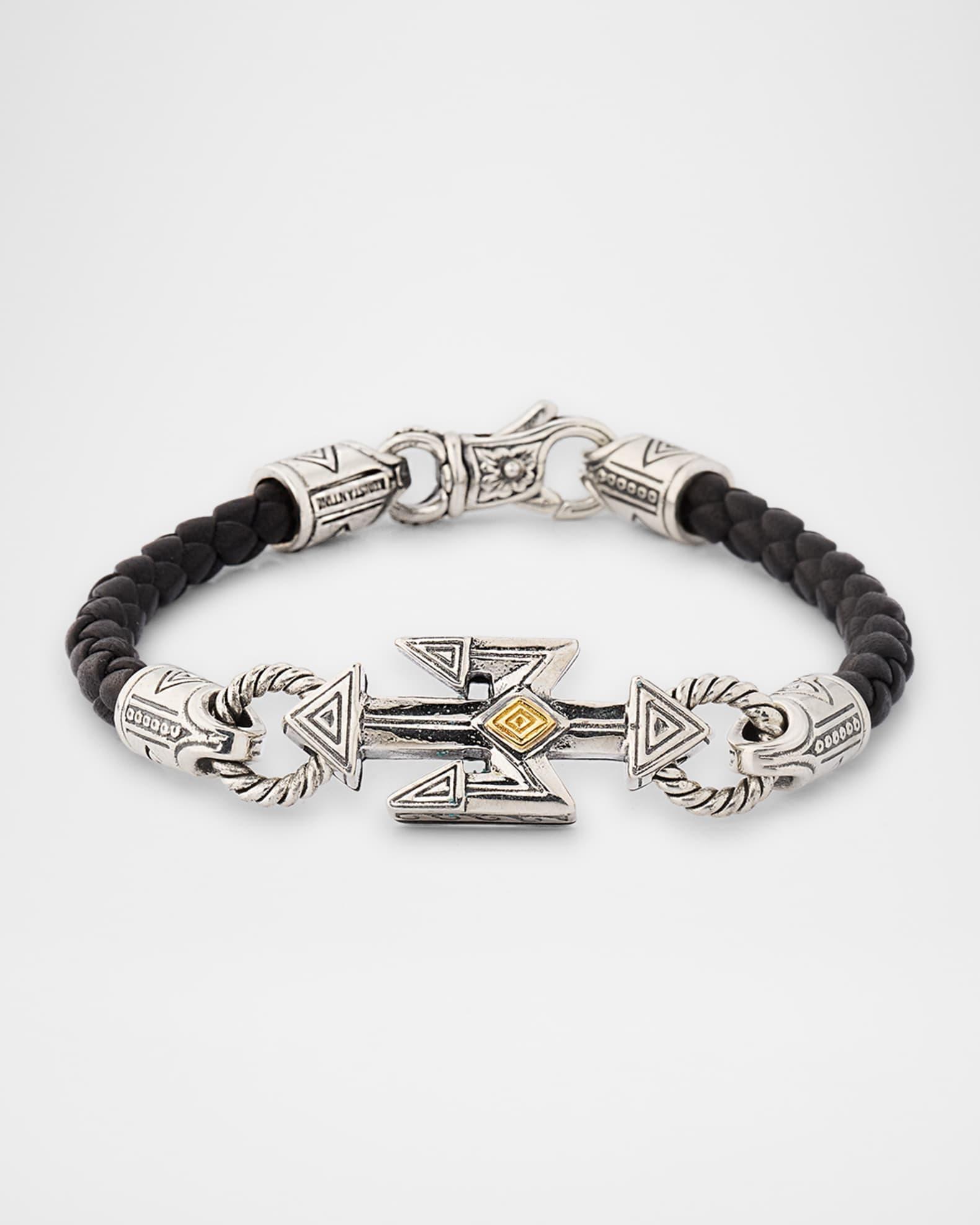 Mens Hydra Leather Bracelet Product Image
