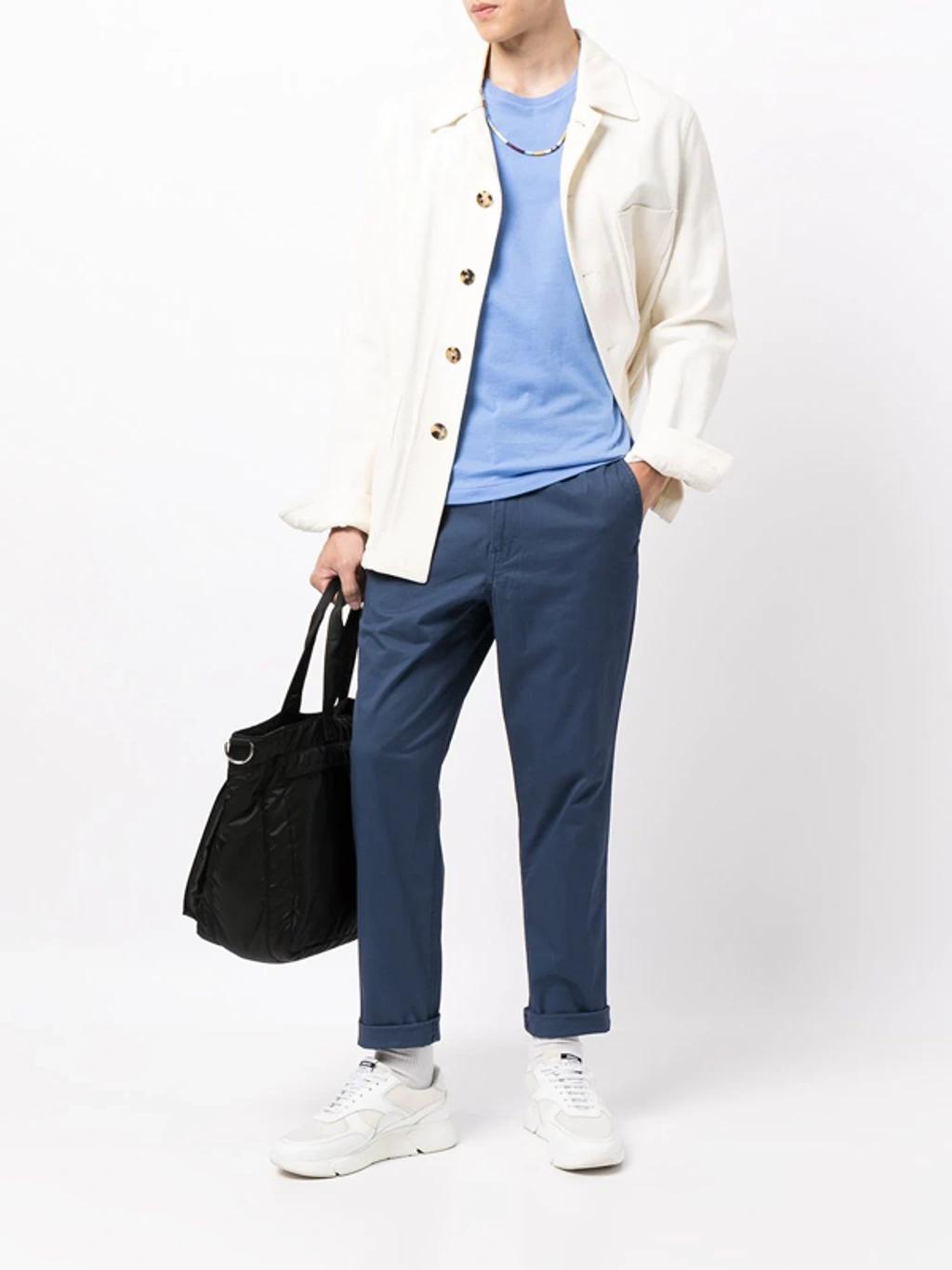 POLO RALPH LAUREN Logo Embroidery T-shirt In Blue Product Image