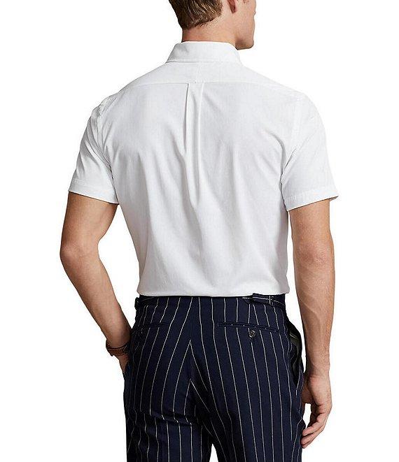 Polo Ralph Lauren Classic Fit Performance Stretch Short Sleeve Twill Woven Shirt Product Image