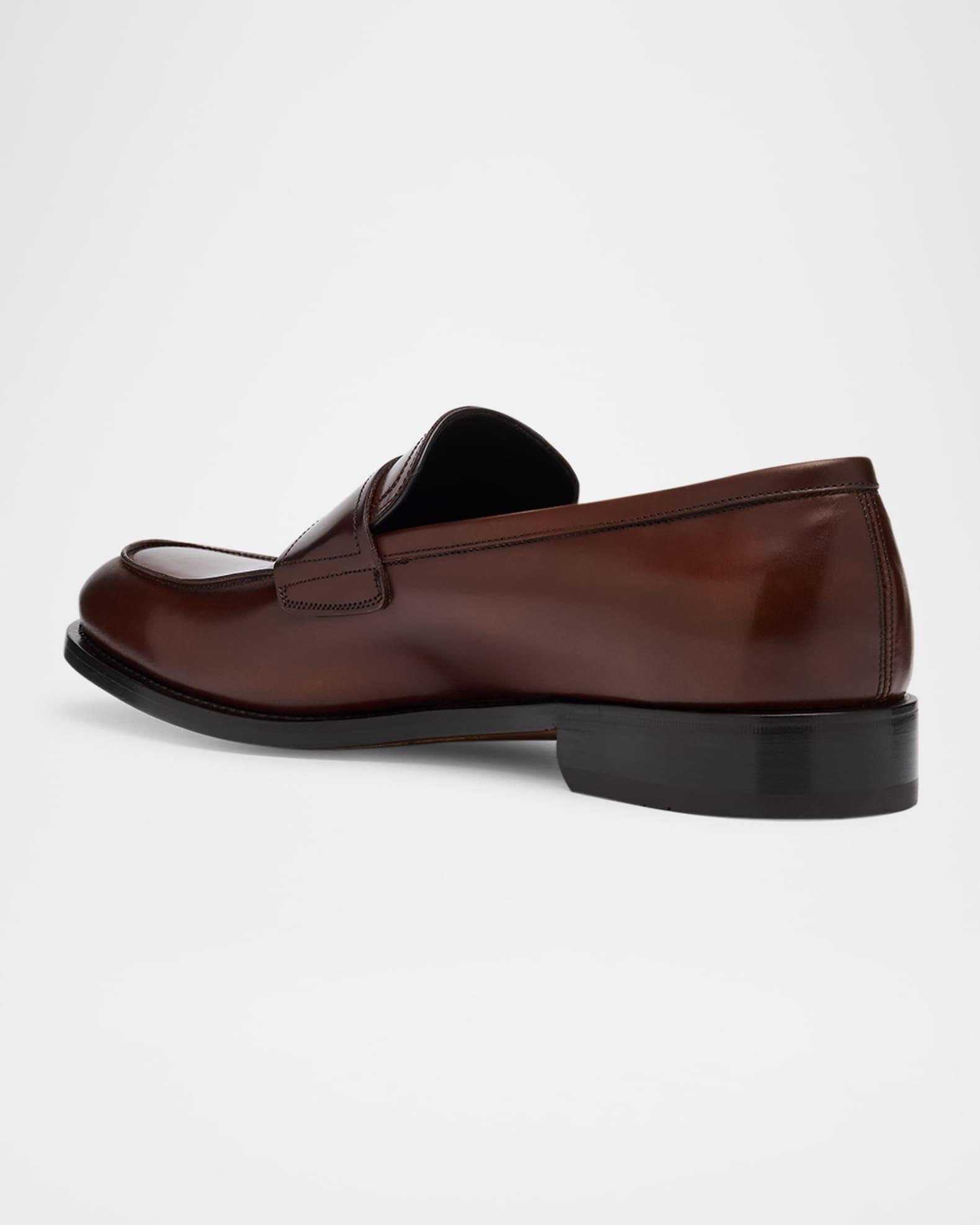 Men's Gancio-Buckle Leather Loafers Product Image