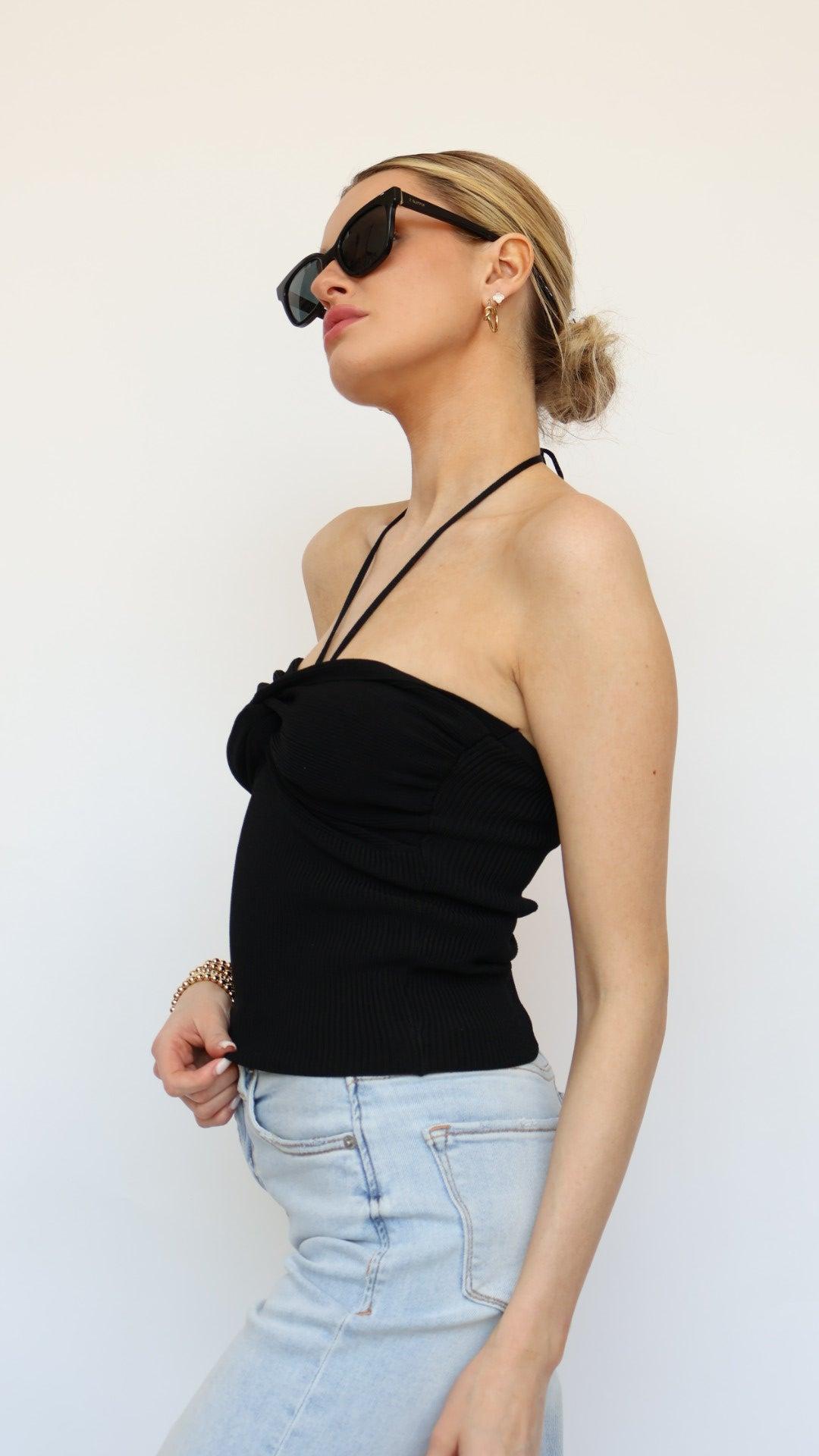 Knit Halter Top Product Image