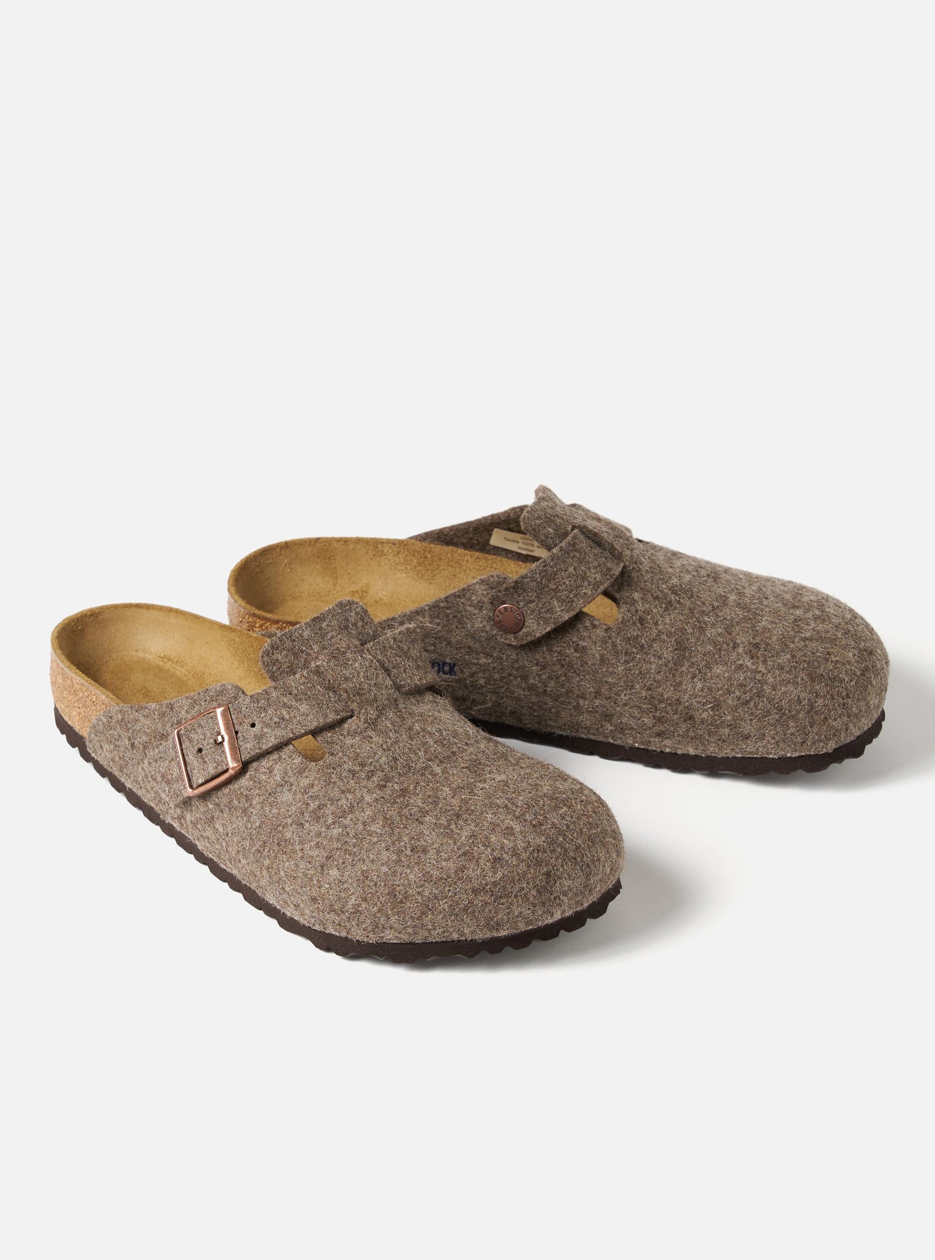 Birkenstock Boston in Cocoa Wool Product Image