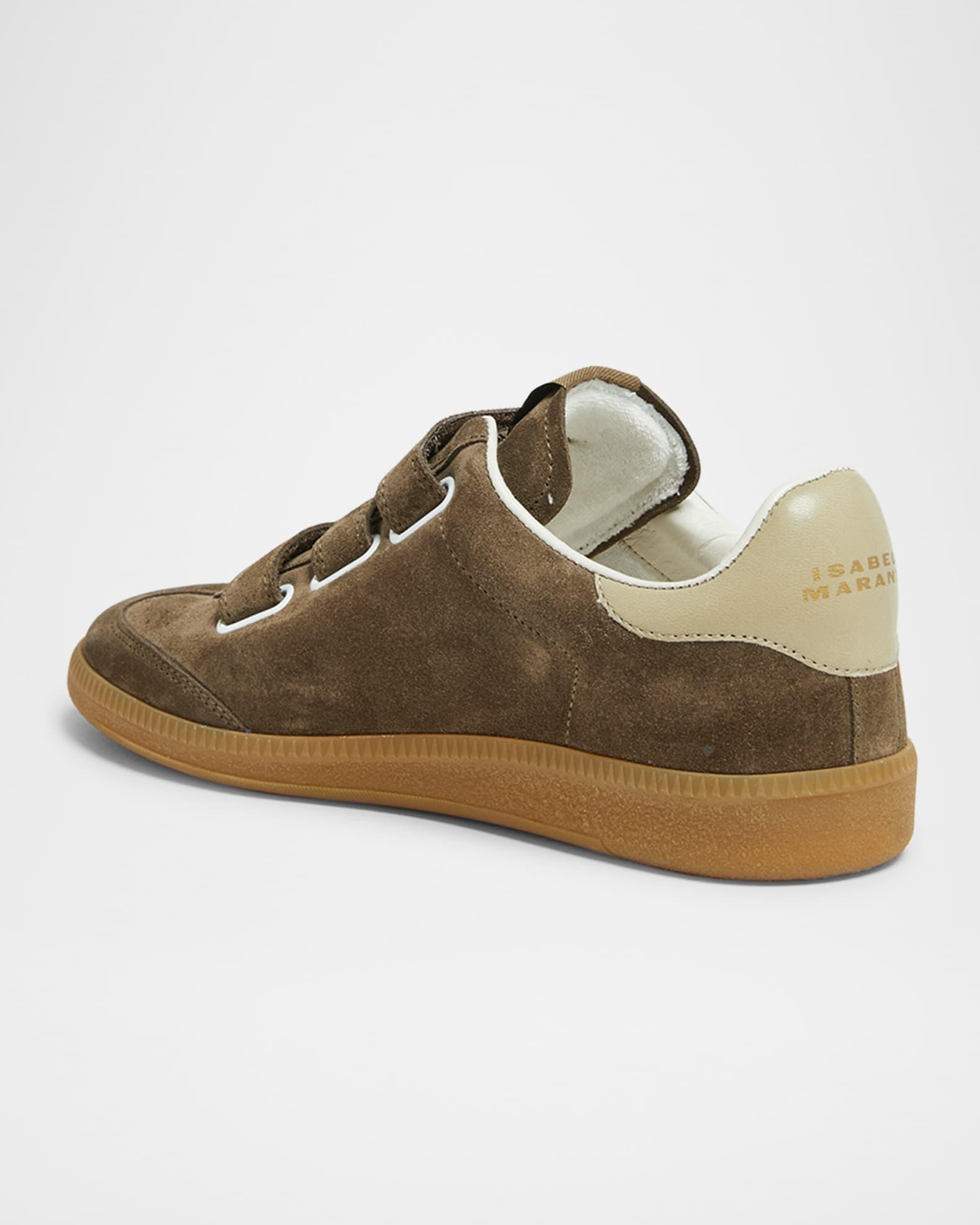 Beth Bicolor Mixed Leather Sneakers Product Image
