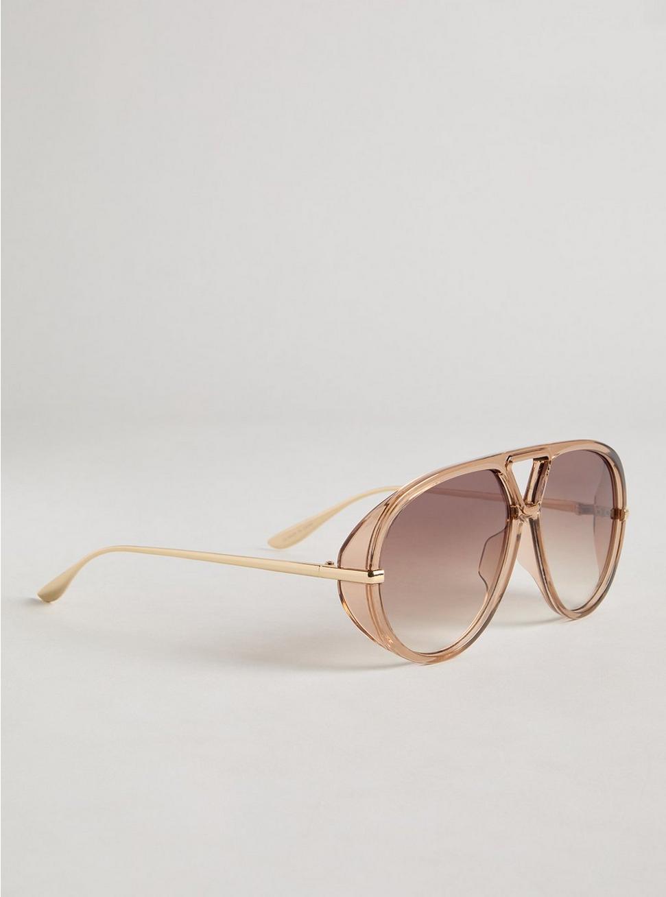 Rounded Aviator Sunglasses Product Image