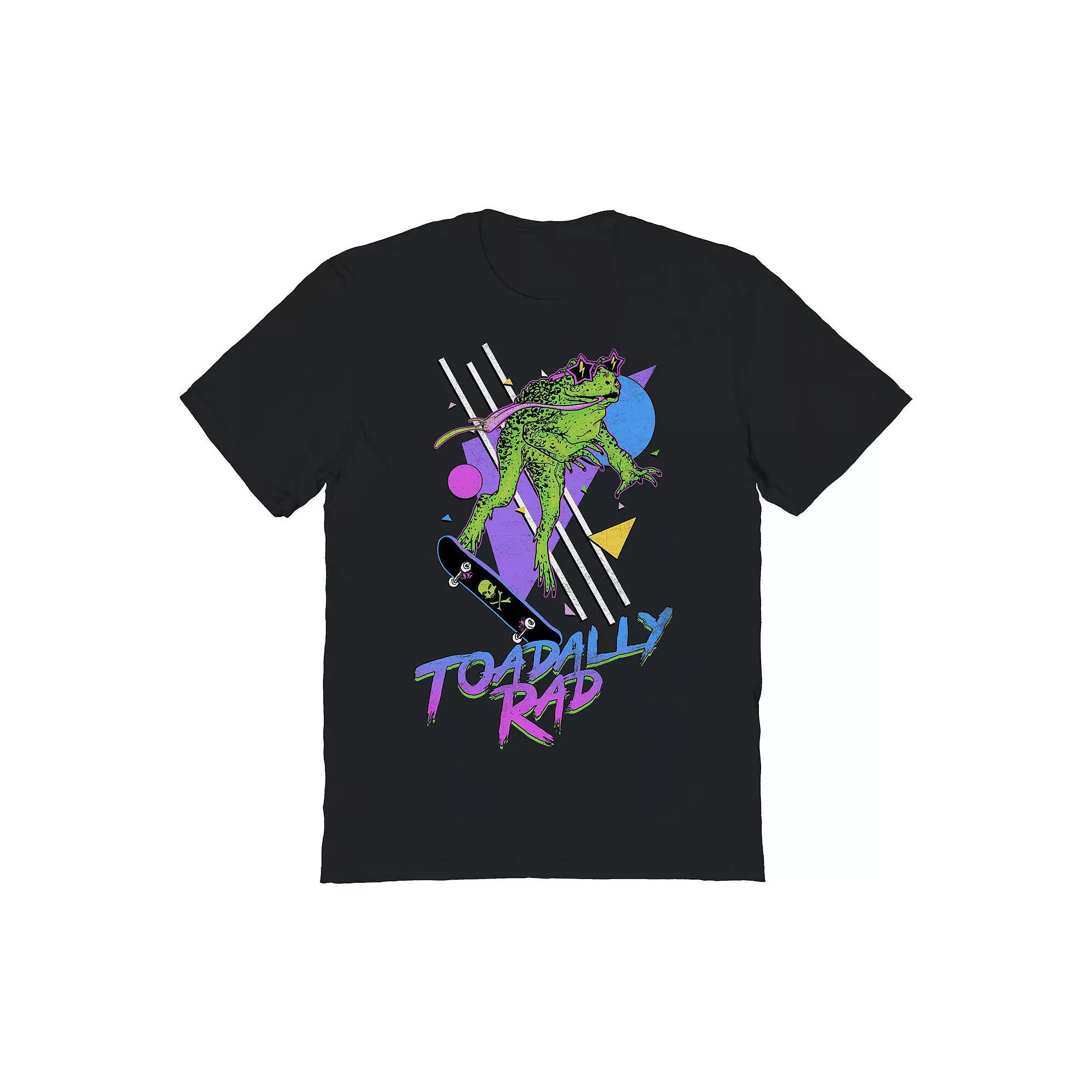 Men's COLAB89 by Threadless Toadally Rad Graphic Tee, Size: Large, Black Product Image
