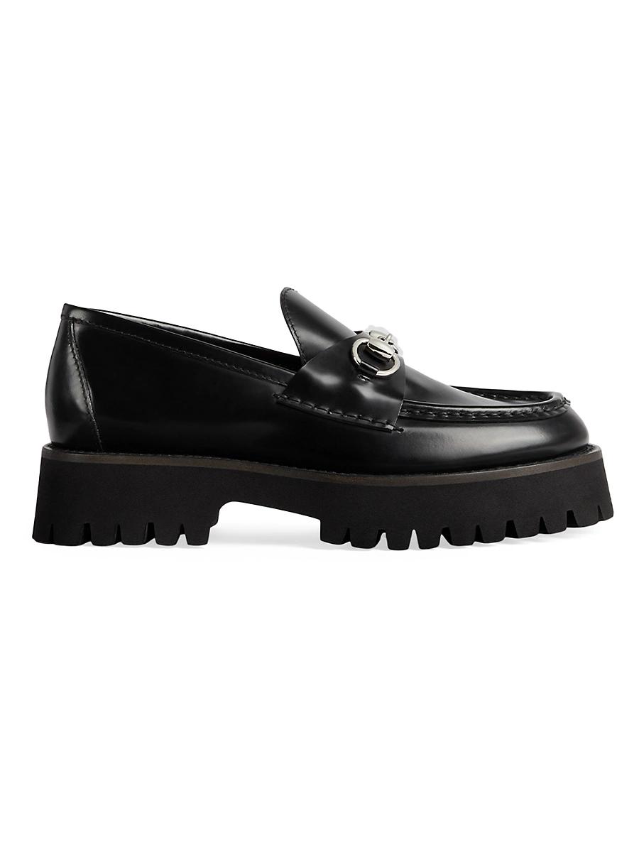 Sylke Leather Bit Loafers Product Image