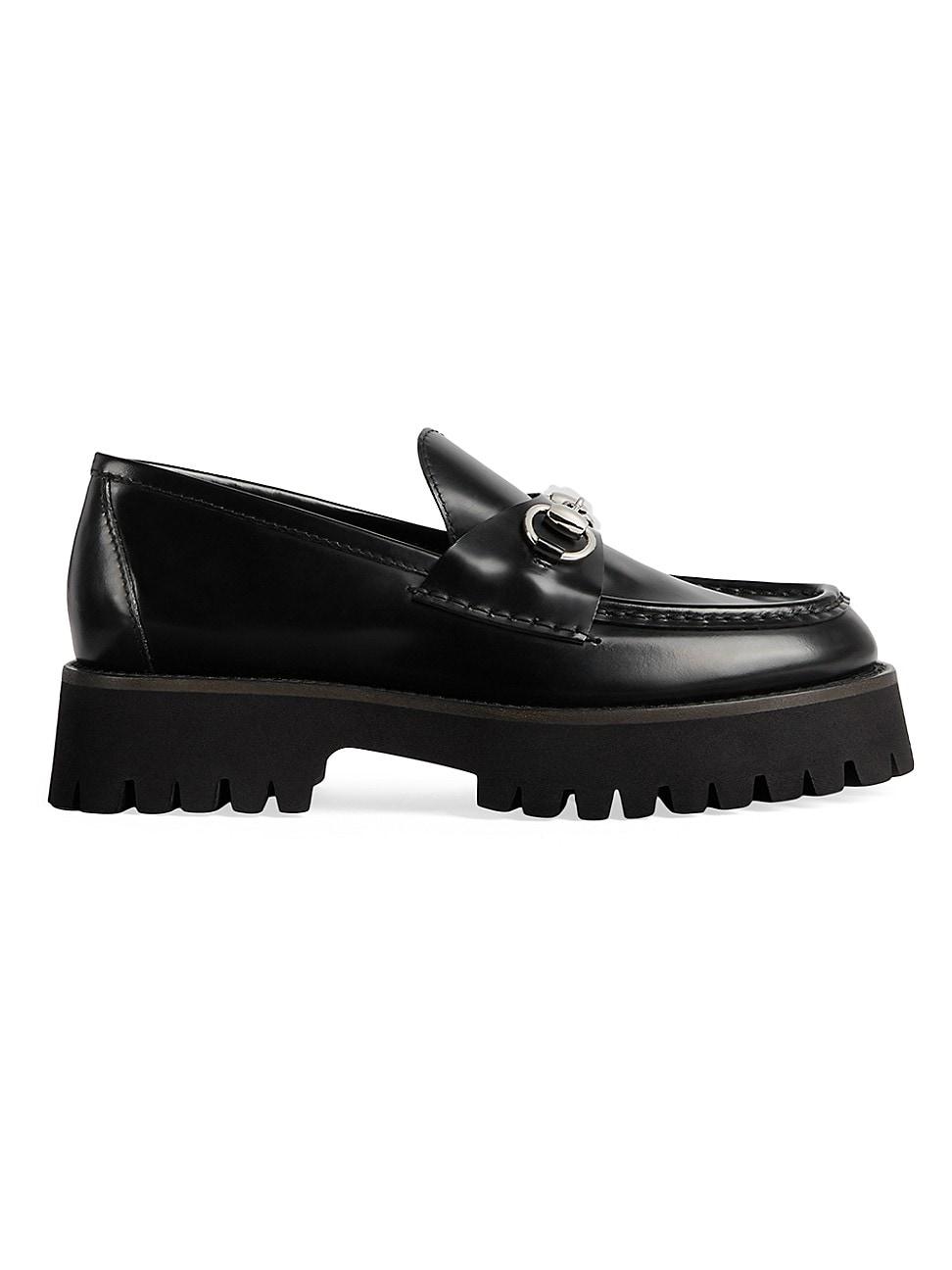 Sylke Leather Bit Loafers Product Image