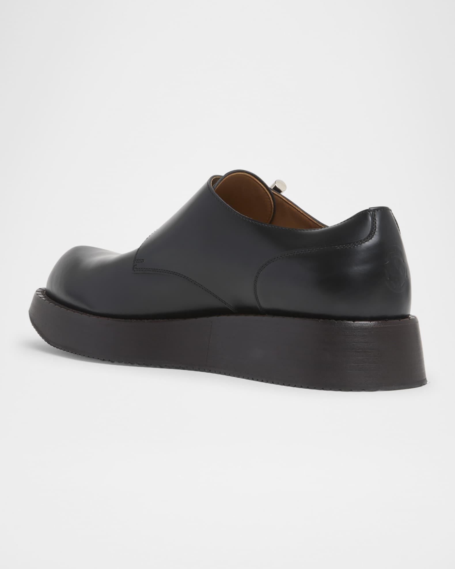 Men's T-Bar Leather Creeper Shoes Product Image