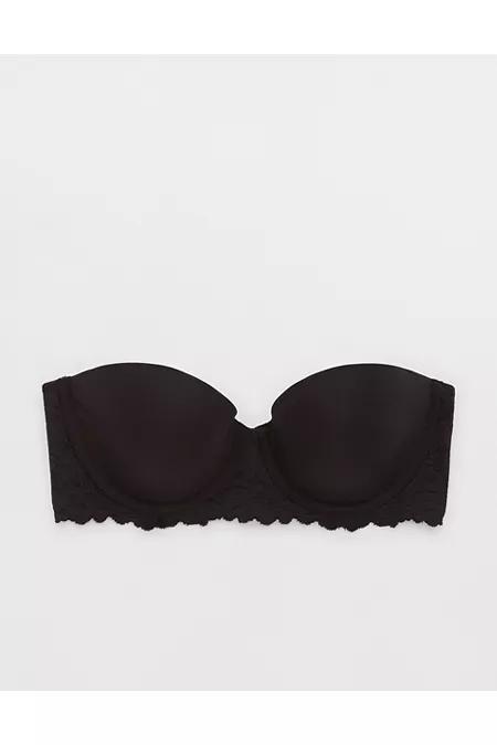 Show Off Rosey Lace Strapless Push Up Bra Women's Product Image