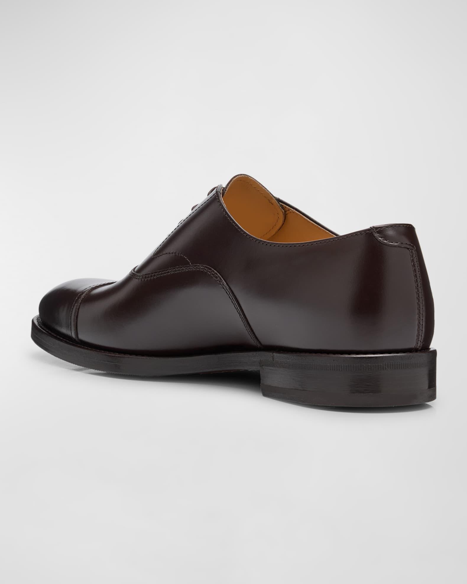 Men's Calf Leather Cap-Toe Oxfords Product Image