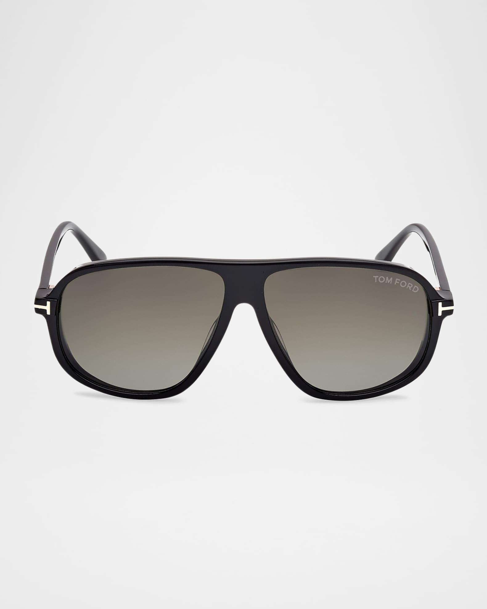 Mens Guillaume Acetate Aviator Sunglasses Product Image
