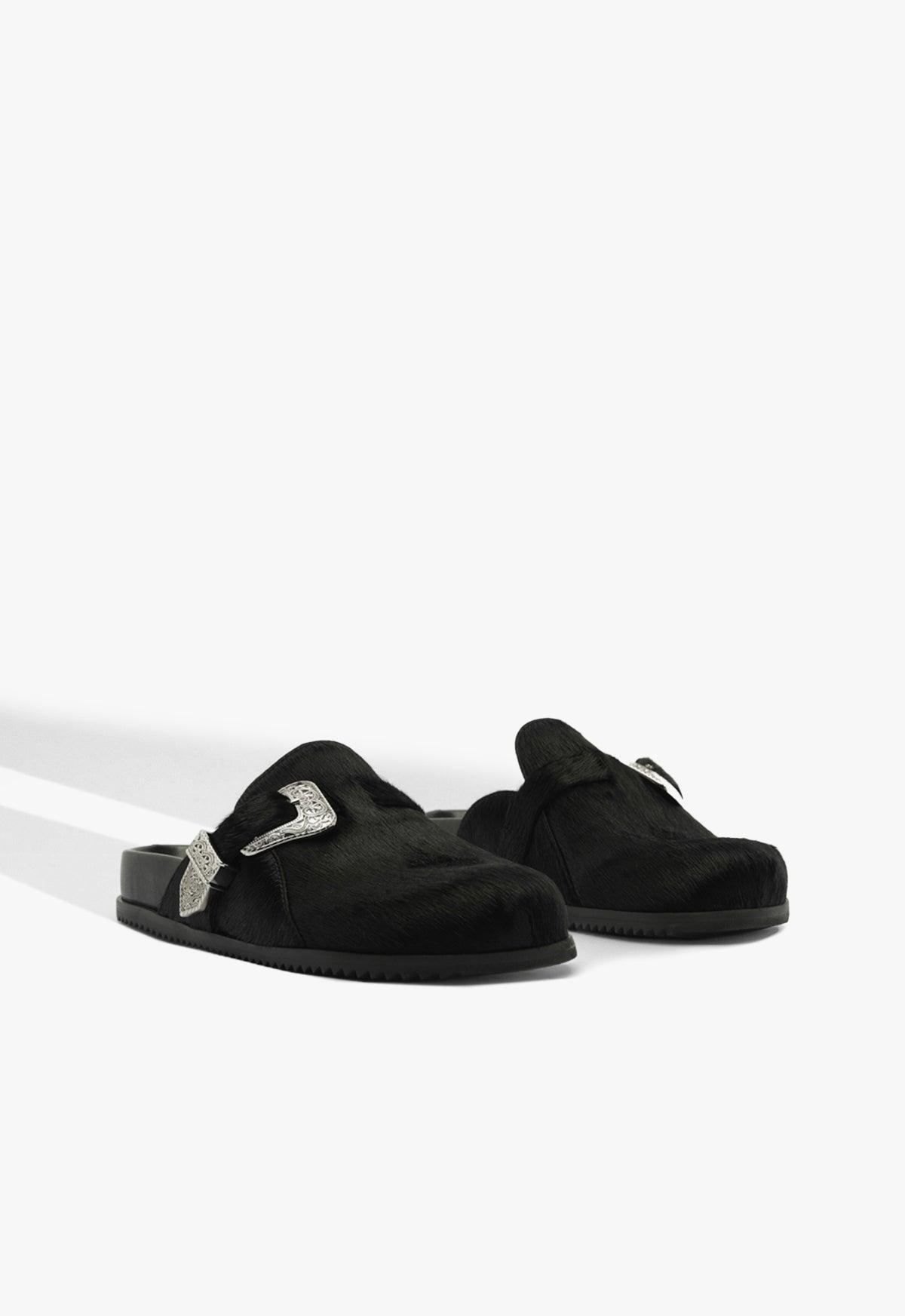 Grace Calf Hair Clog Female Product Image