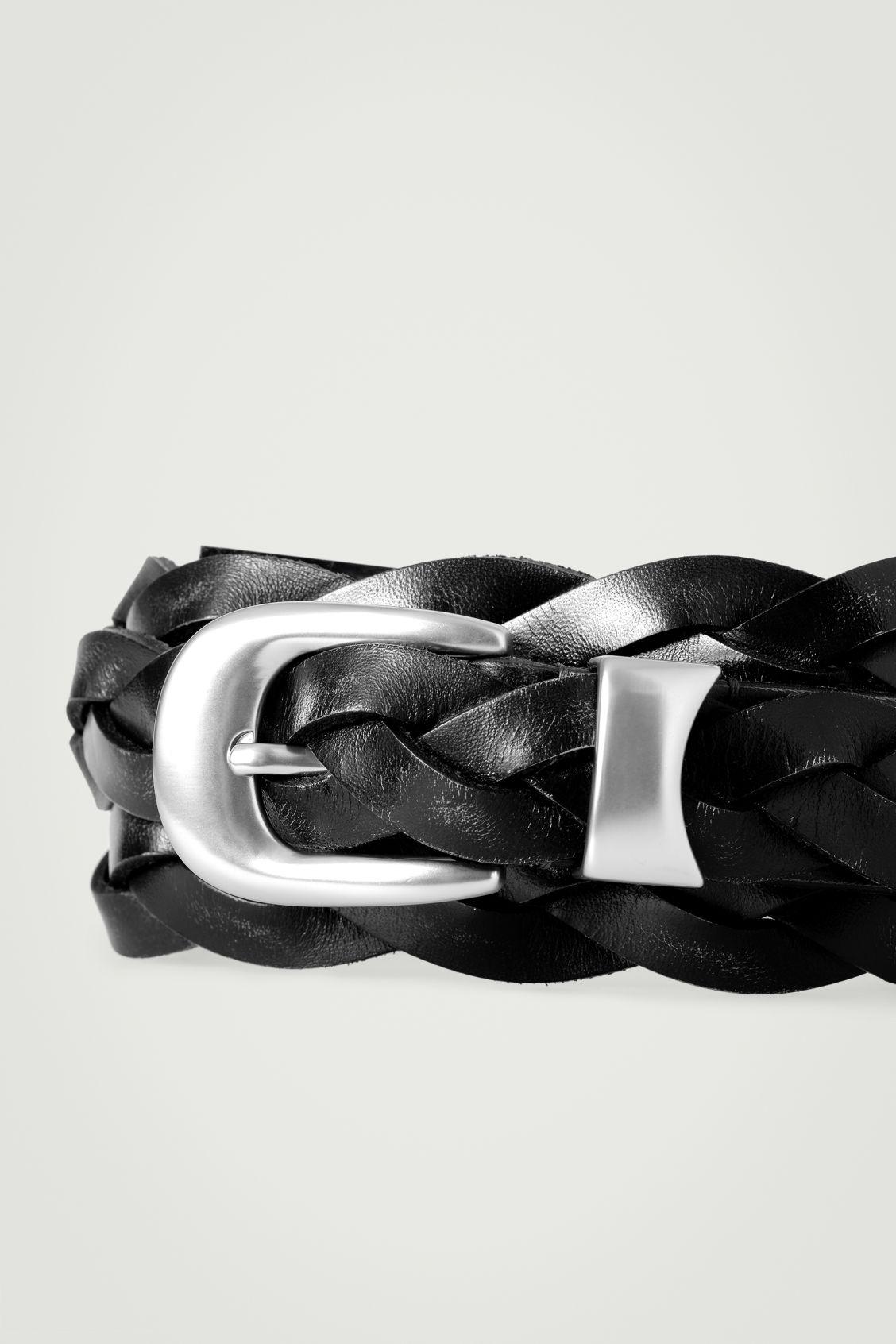 BRAIDED LEATHER BELT Product Image