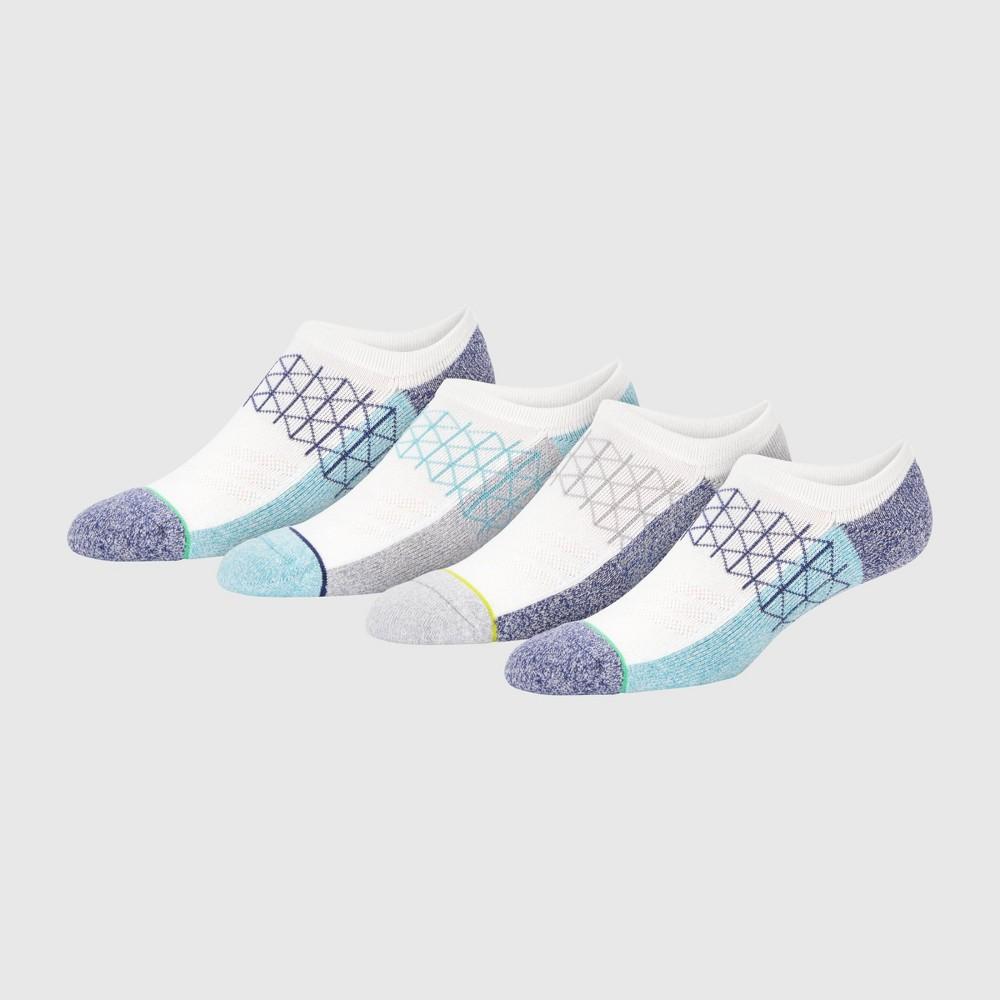 Hanes Men's 3pk +1 Absolute Active Cushioned Super No Show Socks 6-12: Breathable, Arch Support Product Image