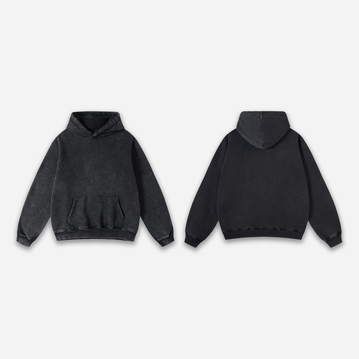 Sopula Vintage Essential Washed Pullover Hoodies Product Image