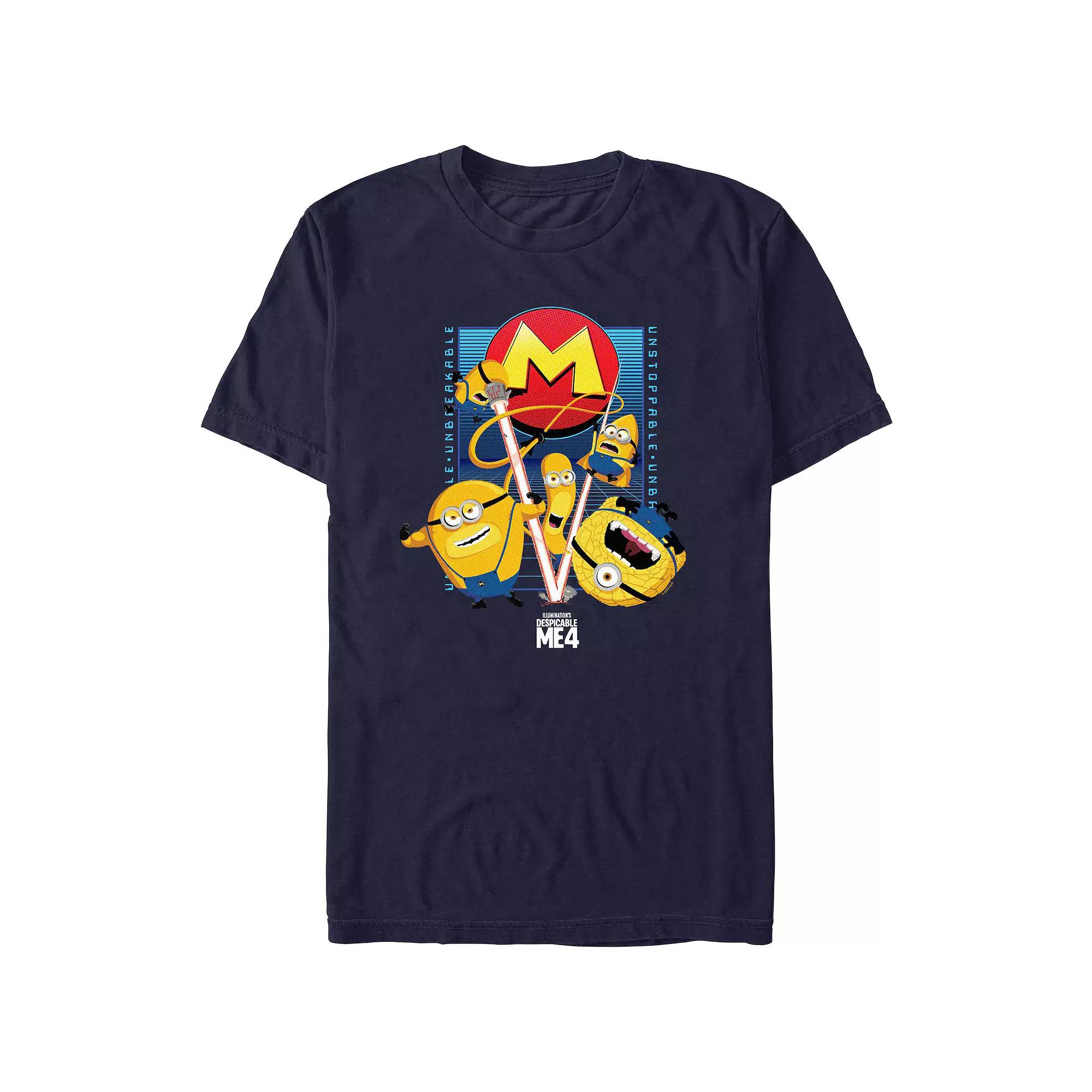 Men's Despicable Me 4 Mighty Minions Graphic Tee,  Product Image