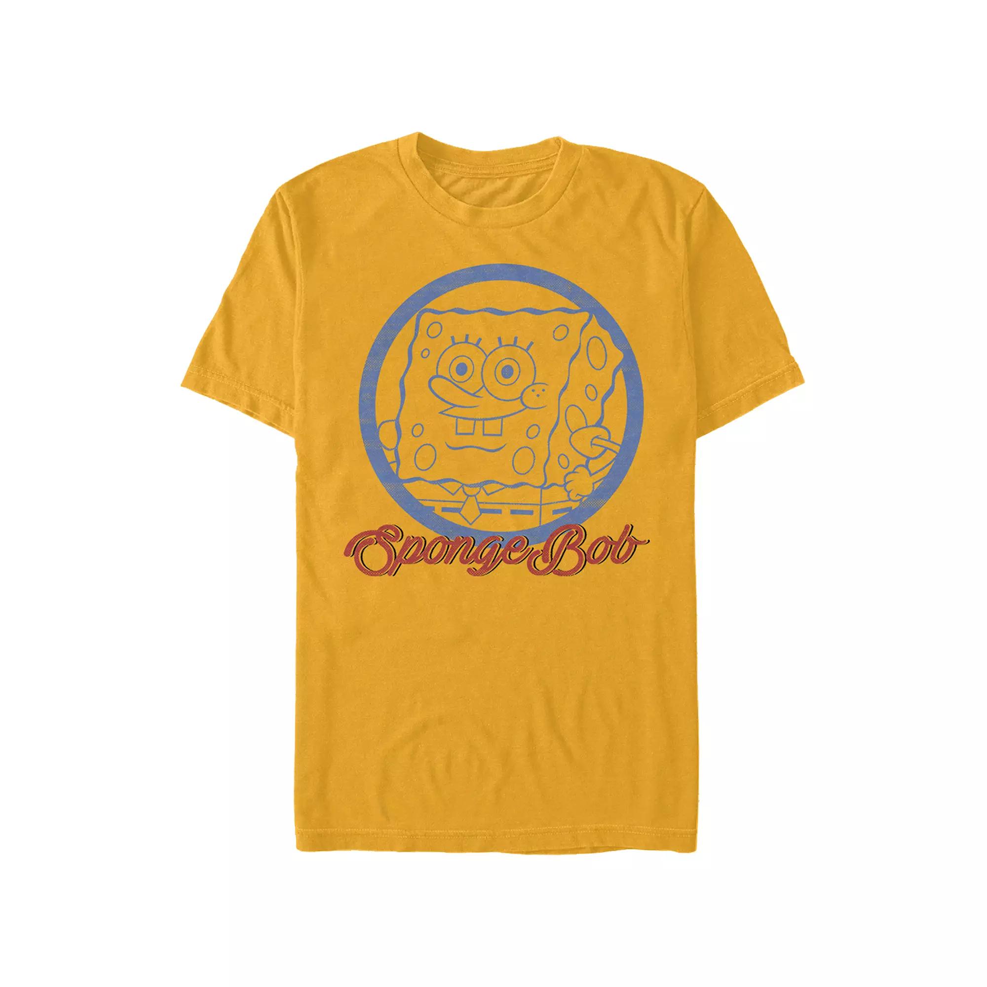 Men's SpongeBob SquarePants Stamp Graphic Tee,  Product Image