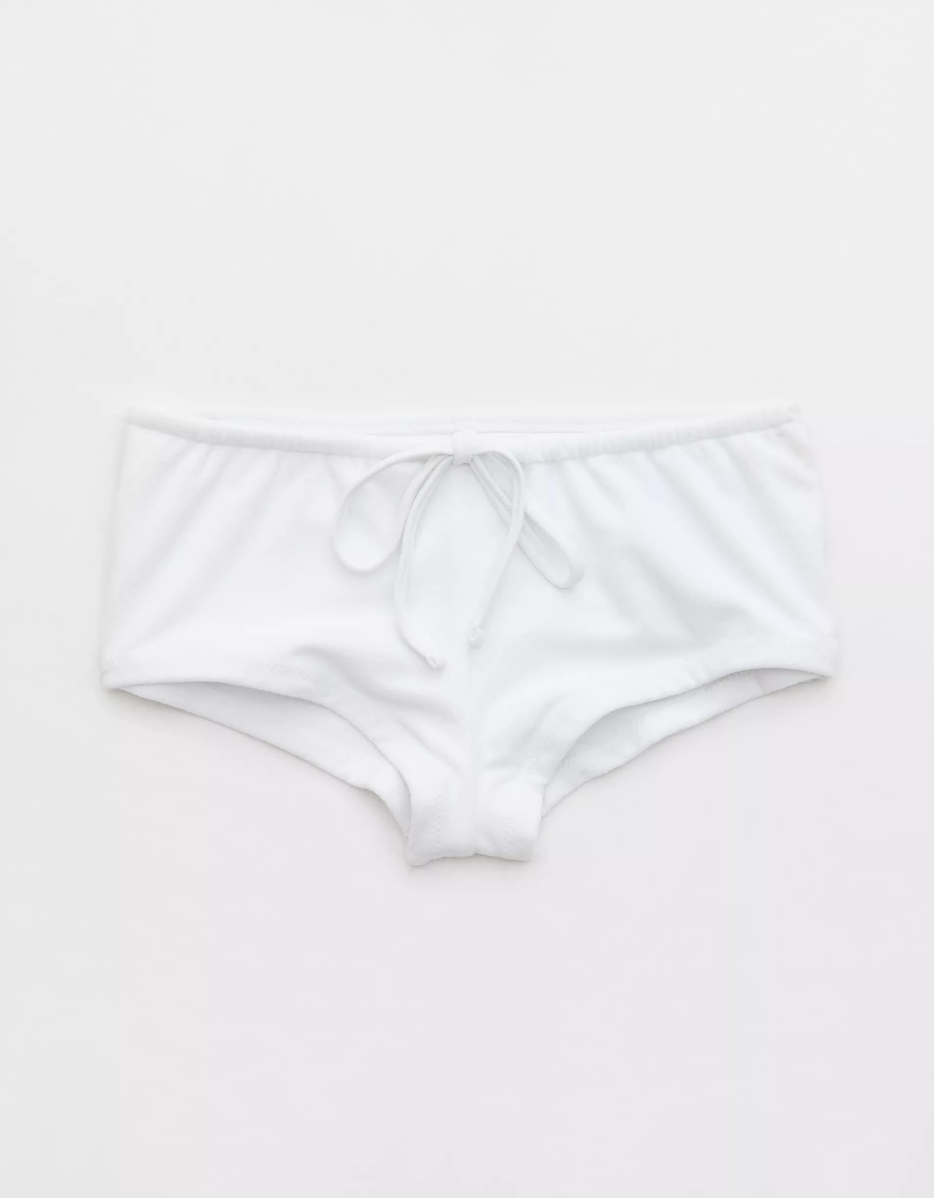 Aerie Terry Boyshort Cheeky Bikini Bottom Product Image