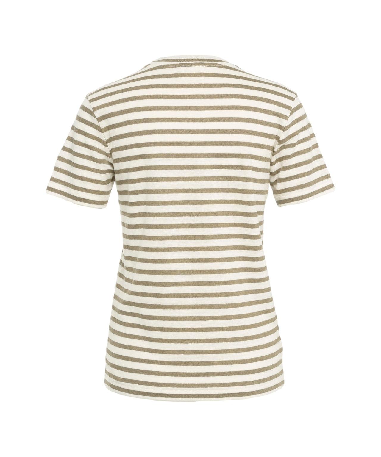 Striped linen t-shirt Product Image