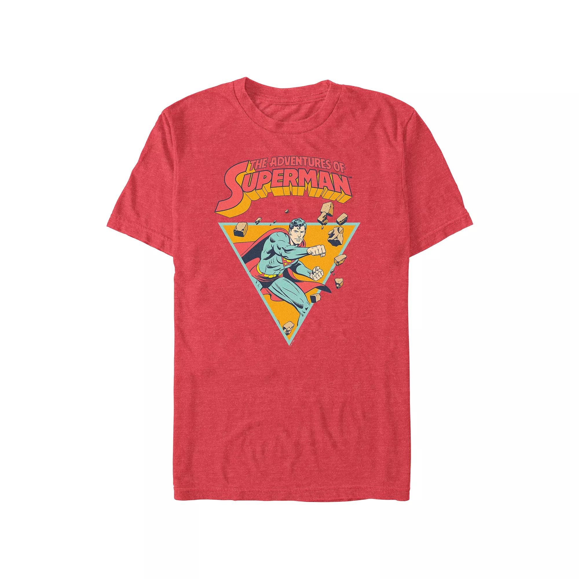 Big & Tall Superman The Adventures Graphic Tee, Men's,  Product Image