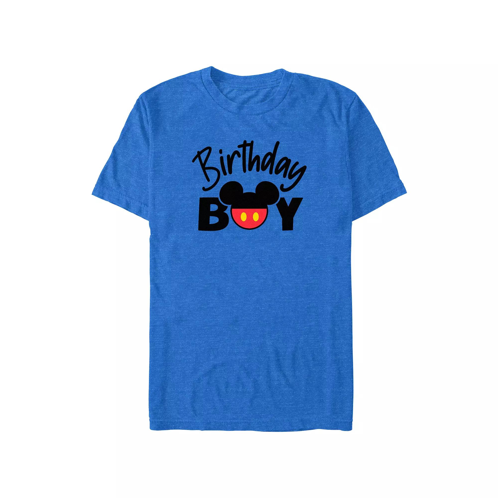 Disney's Mickey Mouse Birthday Boy Big & Tall Graphic Tee, Men's,  Product Image