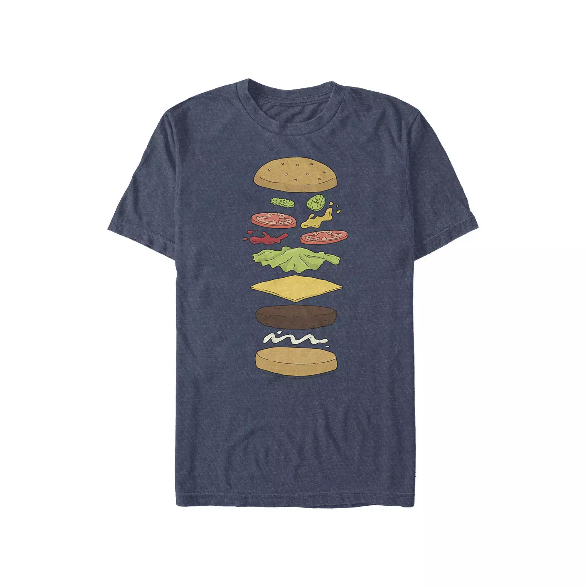 Men's Bob's Burgers Hamburger Elements Graphic Tee,  Product Image