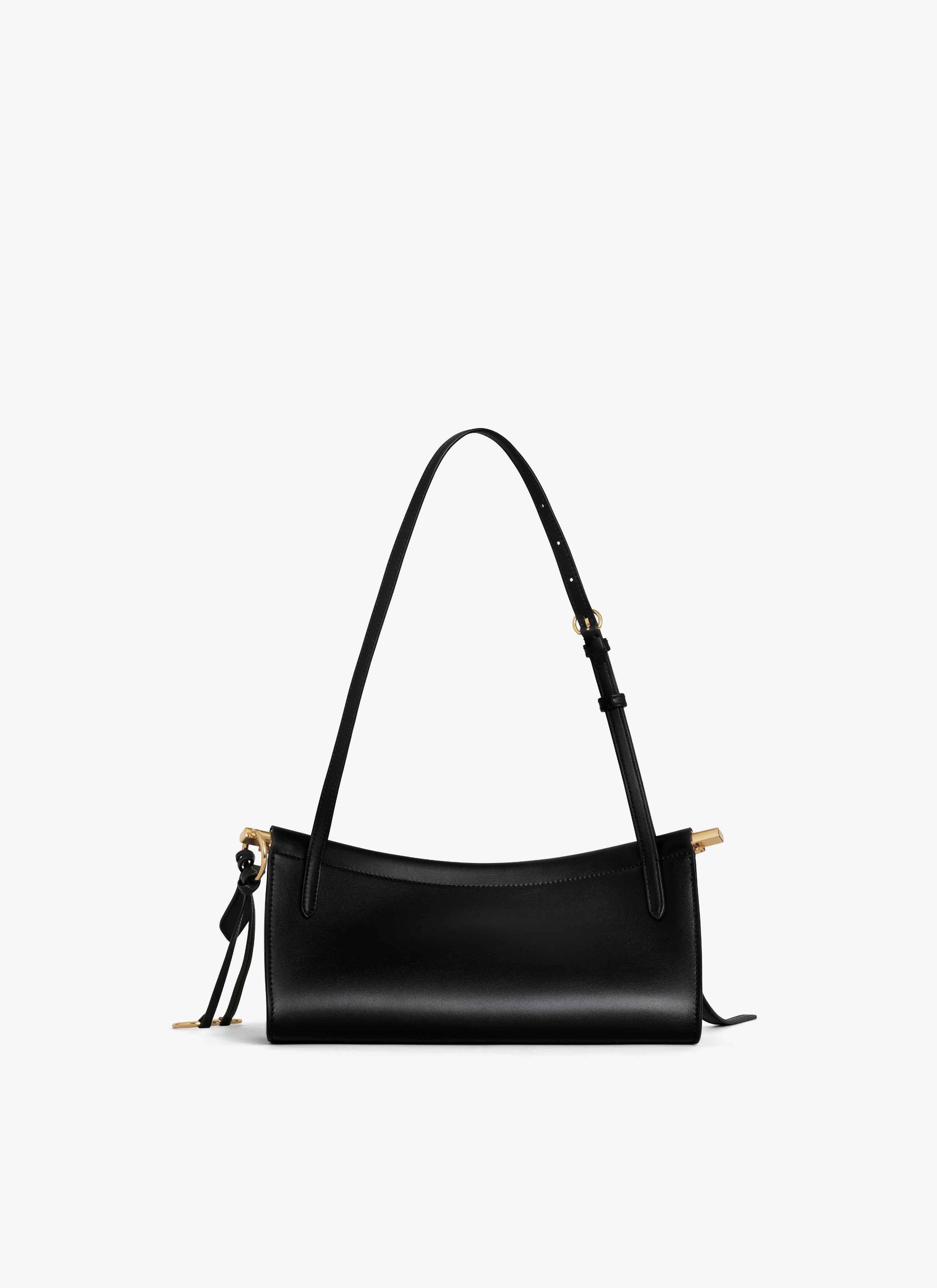 BLACK LE CLICK EAST WEST SMALL BAG IN LEATHER Product Image
