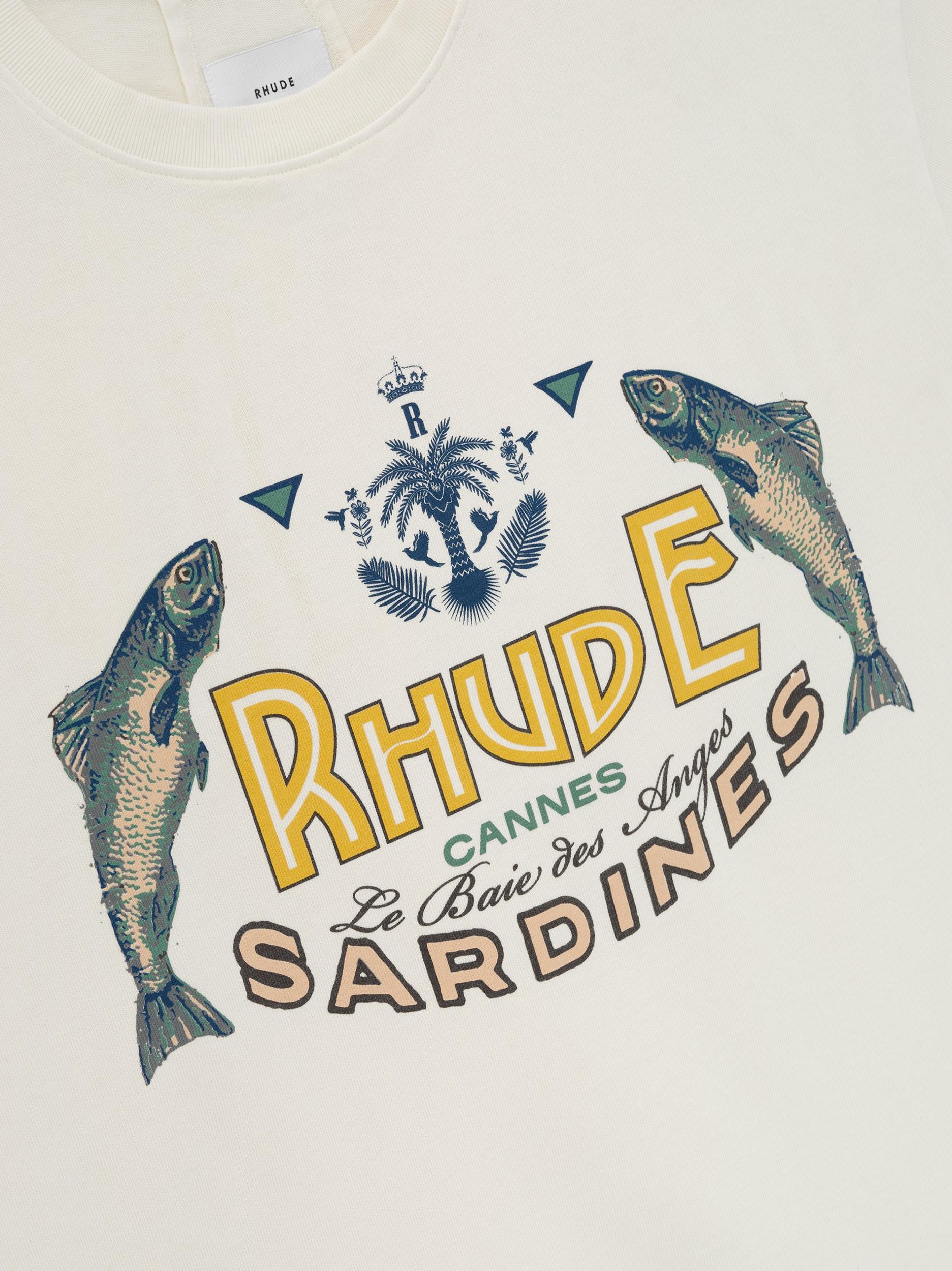 RHUDE SARDINES TEE Male Product Image