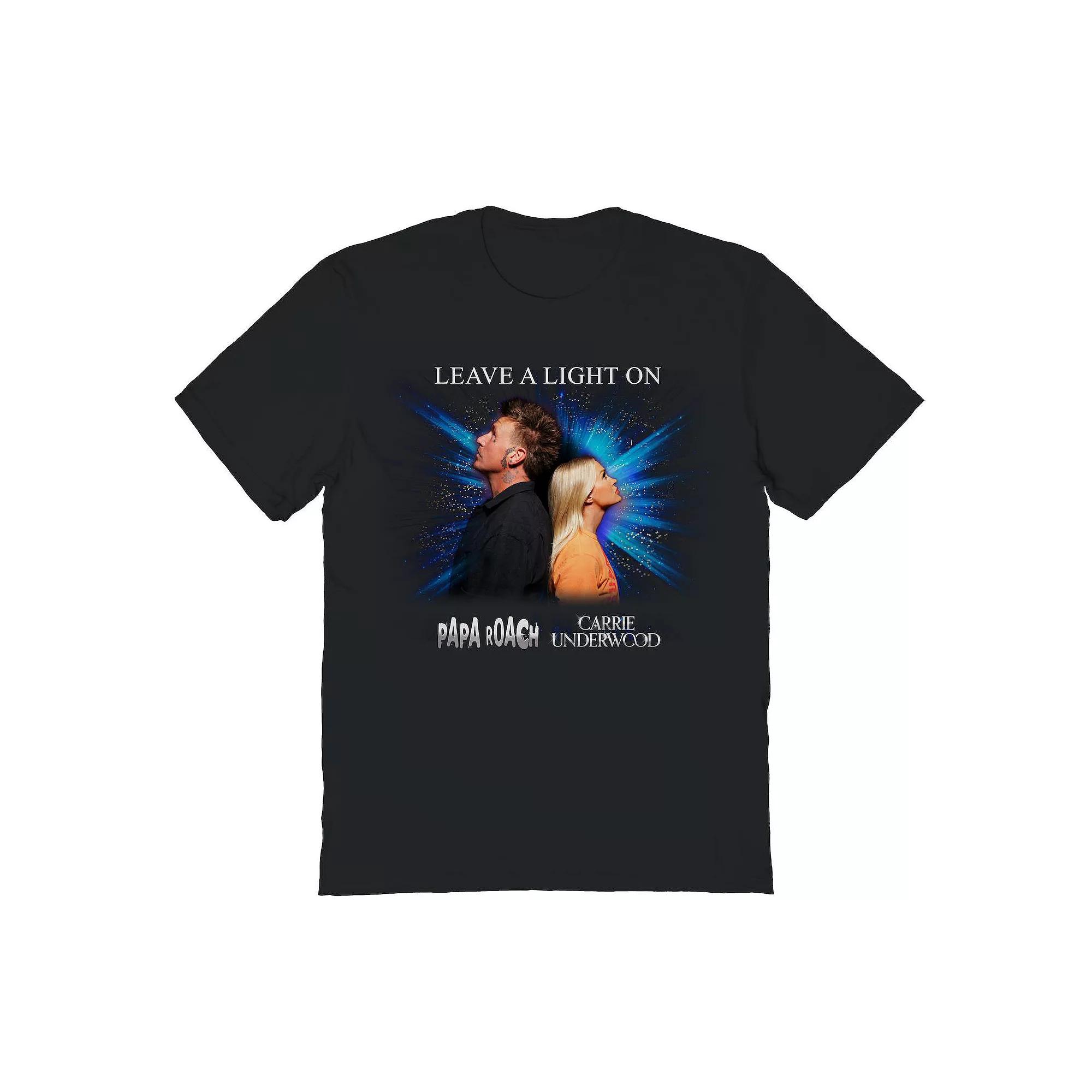 Men's Papa Roach & Carrie Underwood Leave The Light On Charity Graphic Tee, Adult Unisex,  Product Image