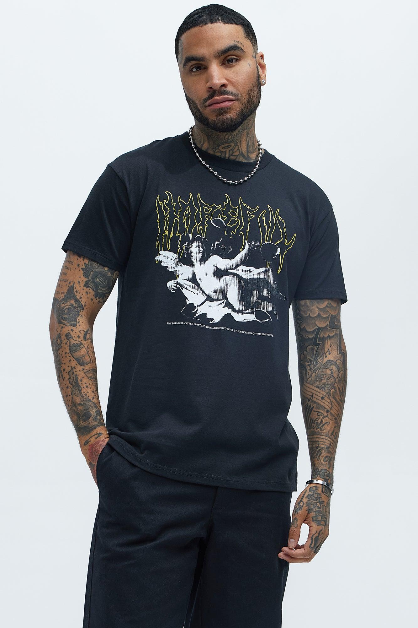 Hopeful Angel Short Sleeve Tee - Black Product Image