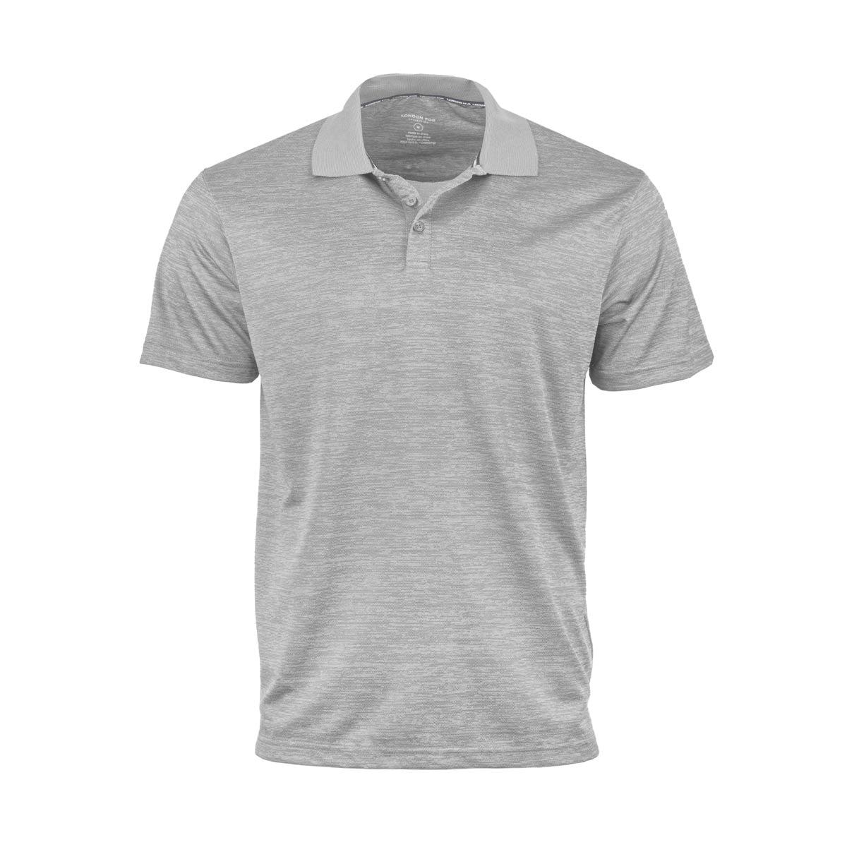 London Fog Men's Poly Textured Space Dye Polo Product Image