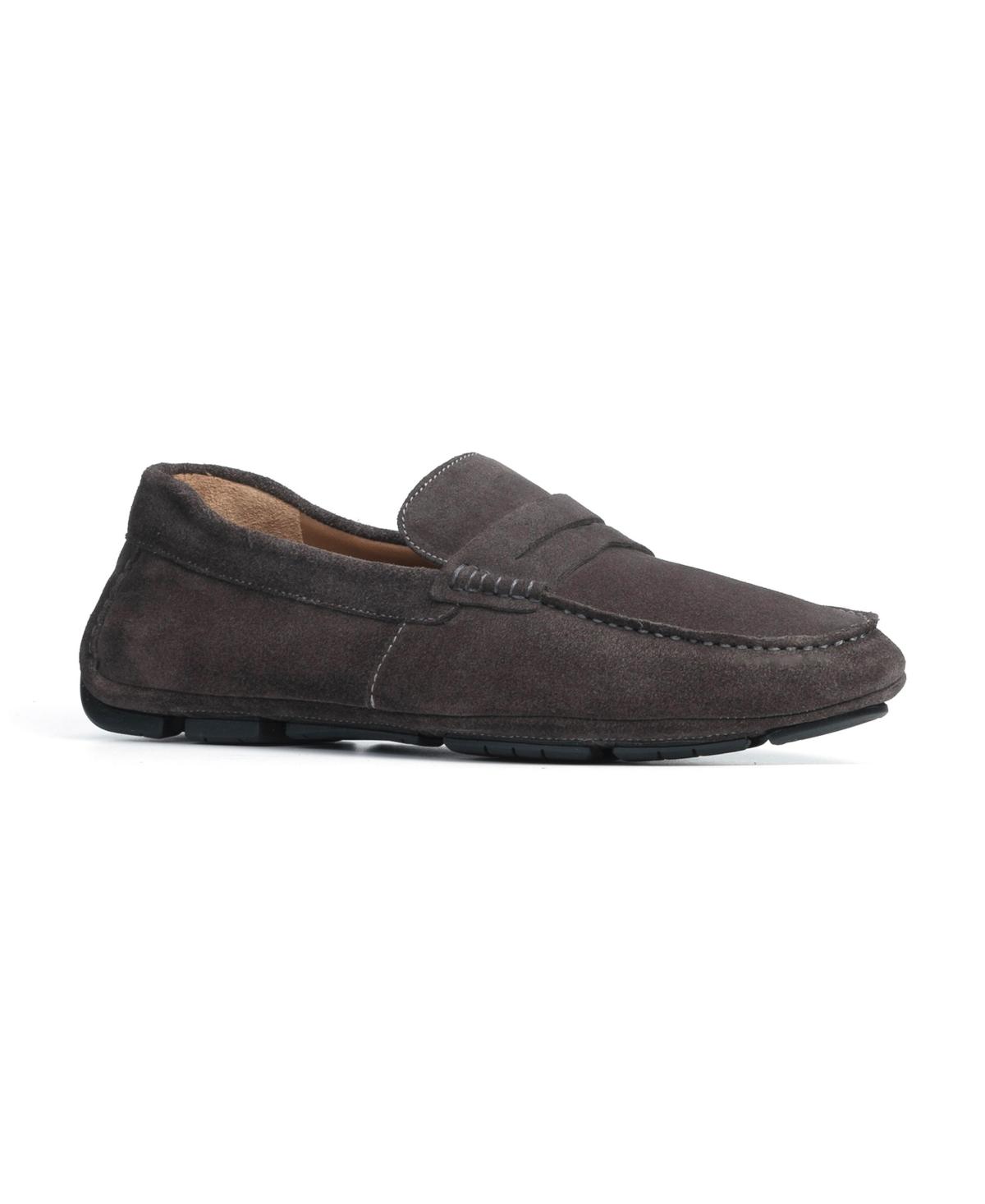 Men's Suede Metal Logo Boat Shoes Product Image