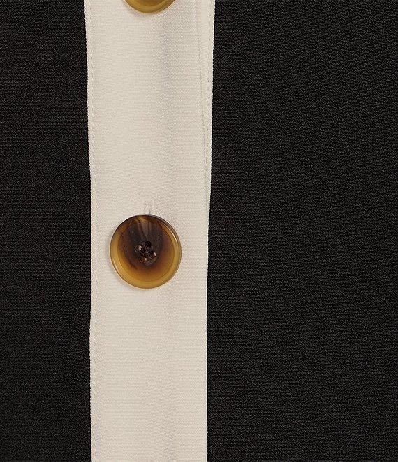 Preston & York Ethel 3/4 Sleeve Stretch Twill Shift Dress Product Image