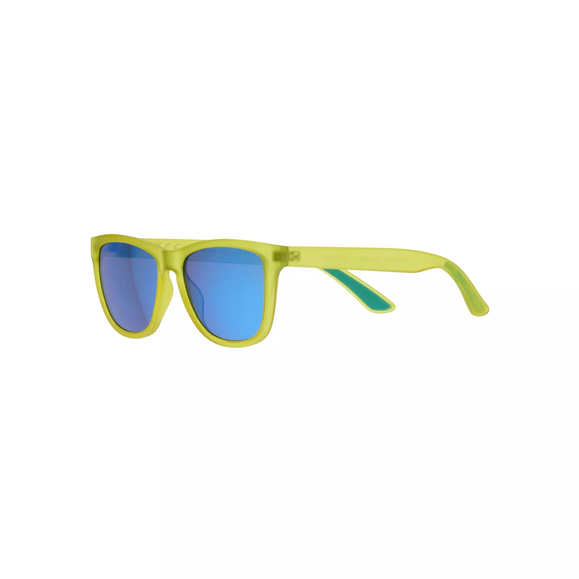 Men's Cali Blue Plastic Sunglasses, Green Product Image