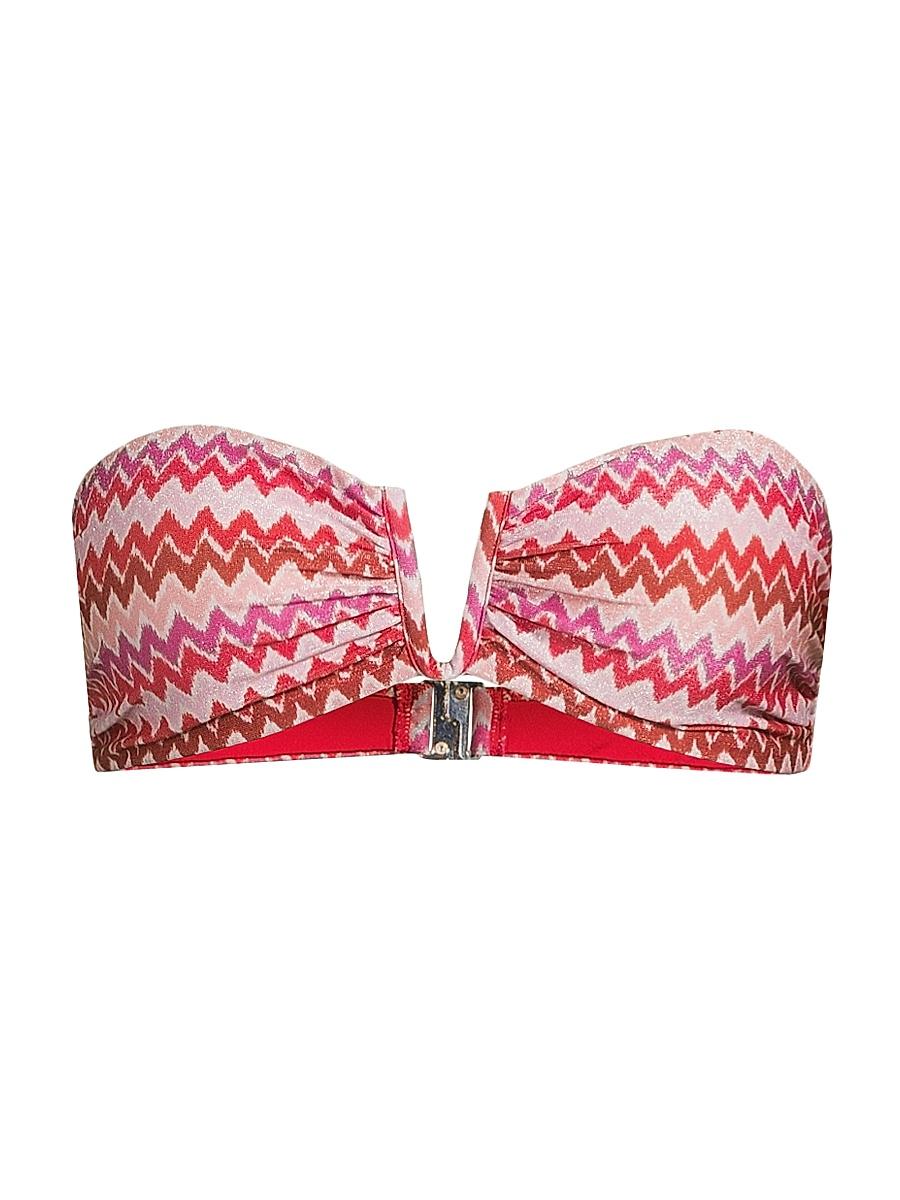 Womens Jaedyn Chevron Bikini Top Product Image