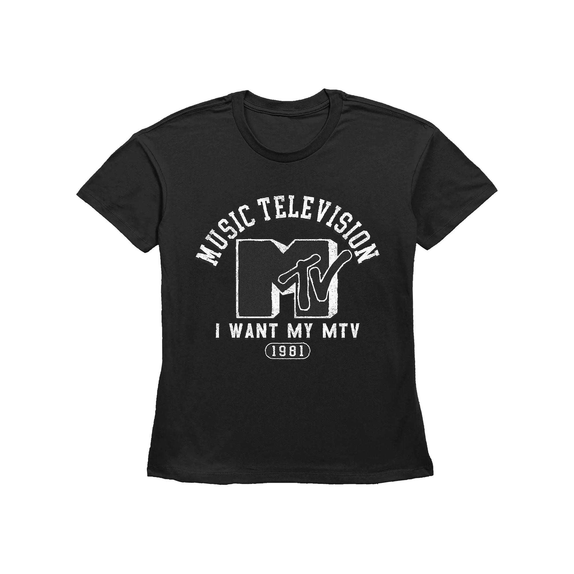 Women's MTV Music College Redux Basic Fit Graphic Tee, Girl's,  Product Image