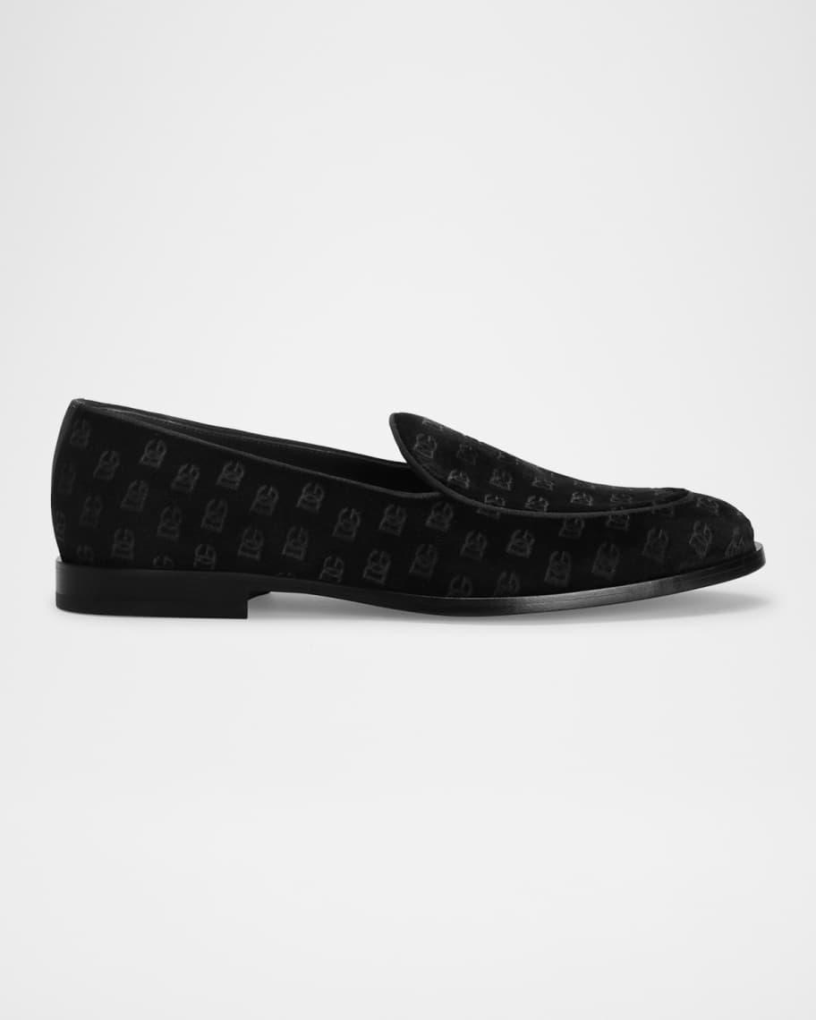 Men's Velvet DG Smoking Slippers Product Image