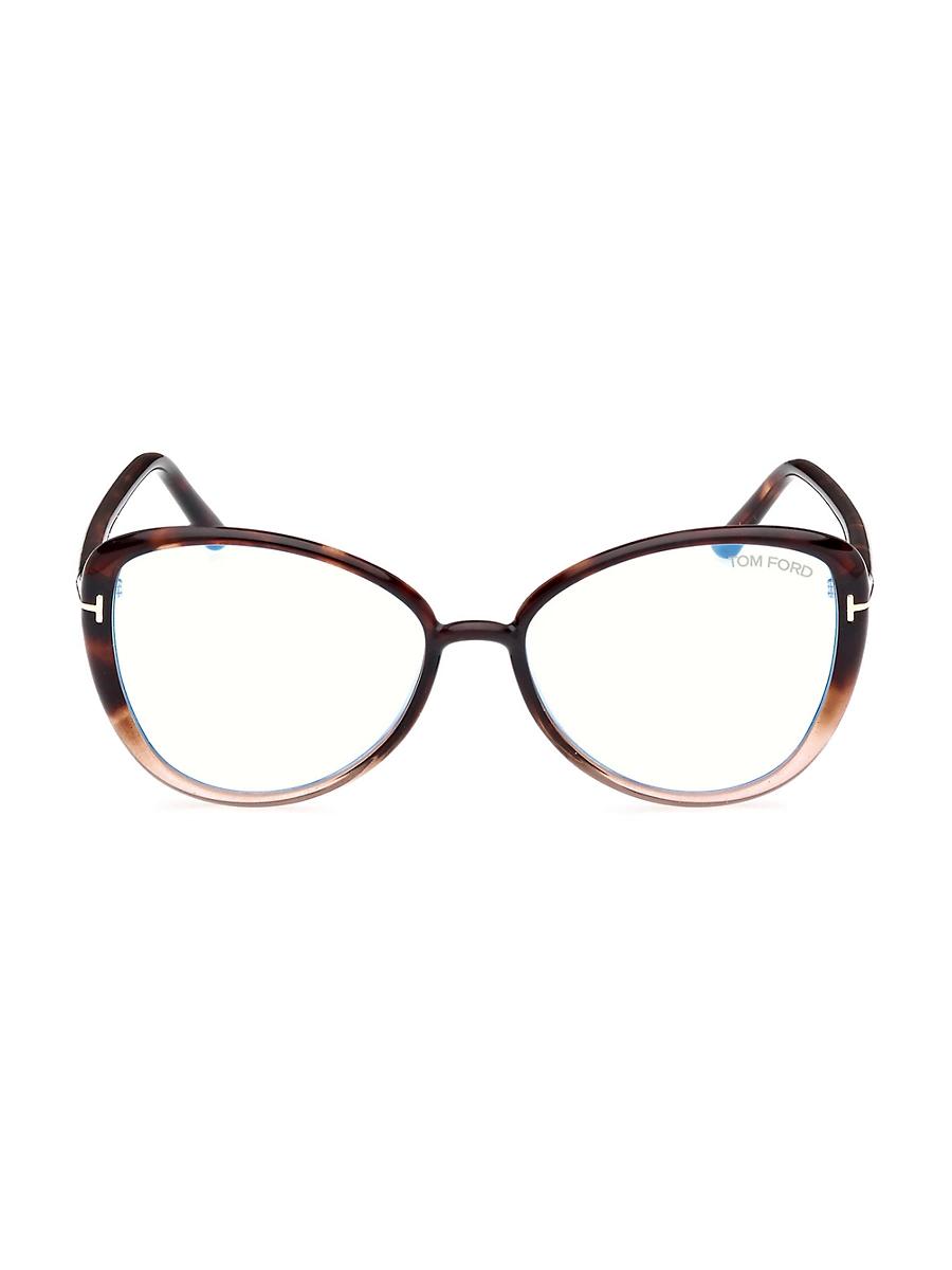 Womens 55MM Cat-Eye Eyeglasses Product Image