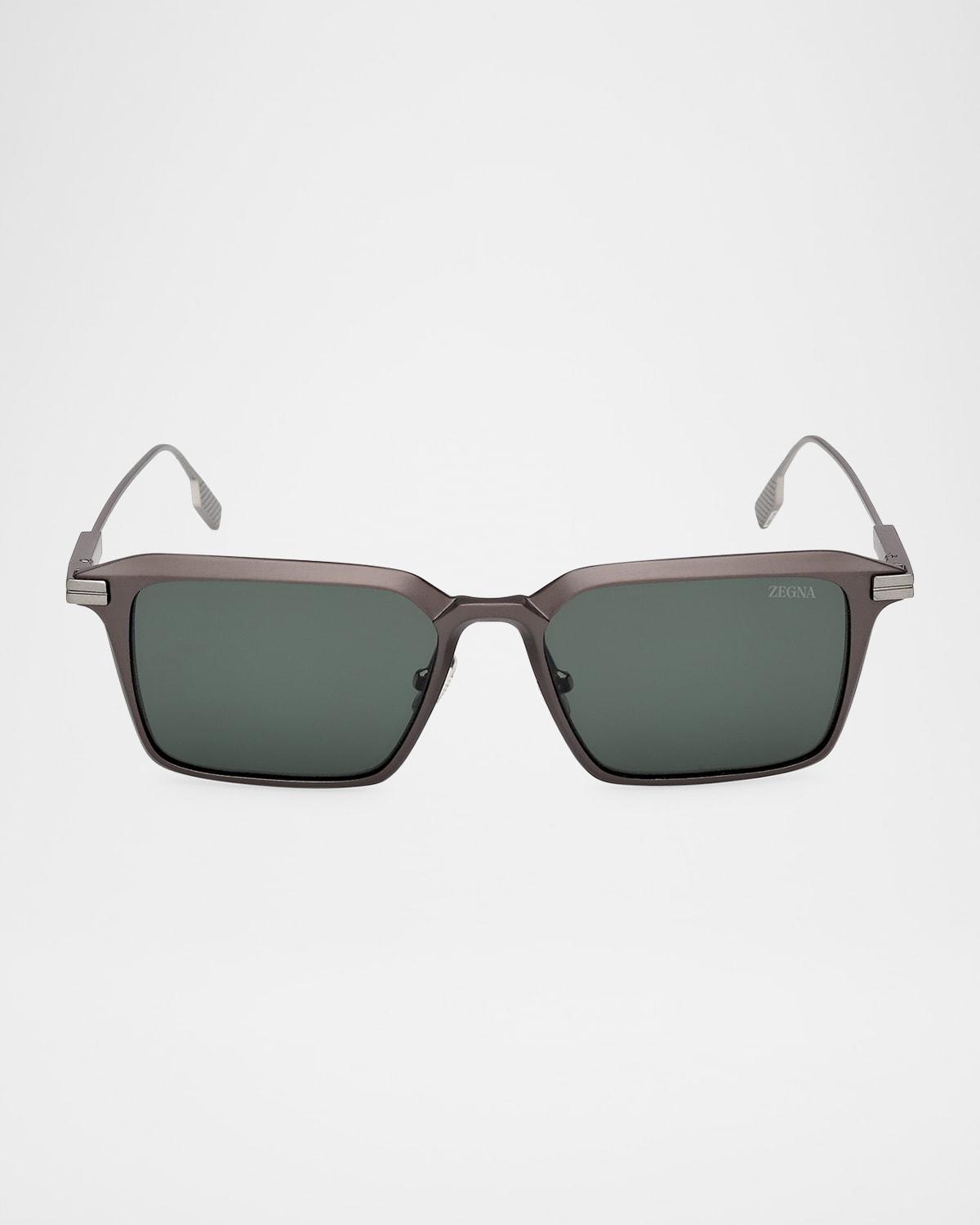 Mens Aluminum Square Sunglasses Product Image