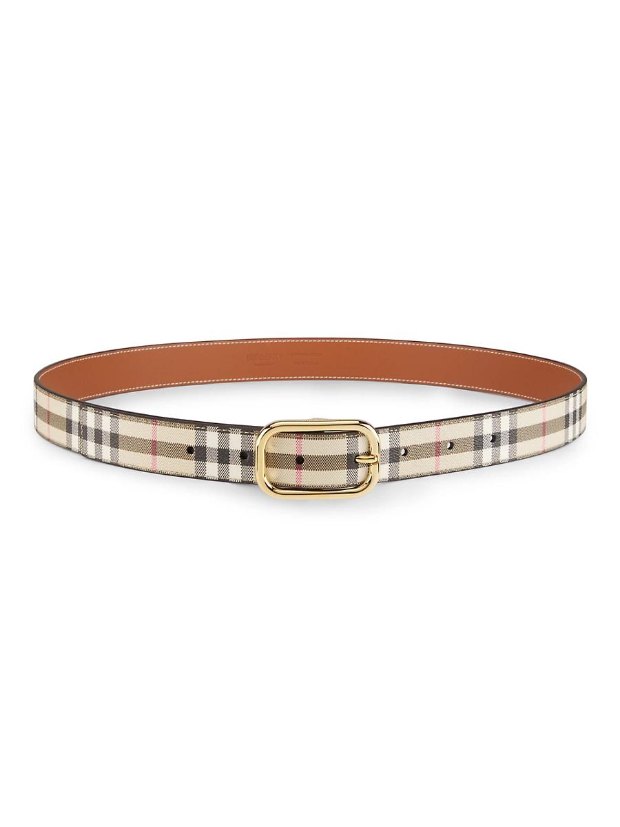 Womens Archive Check Belt Product Image