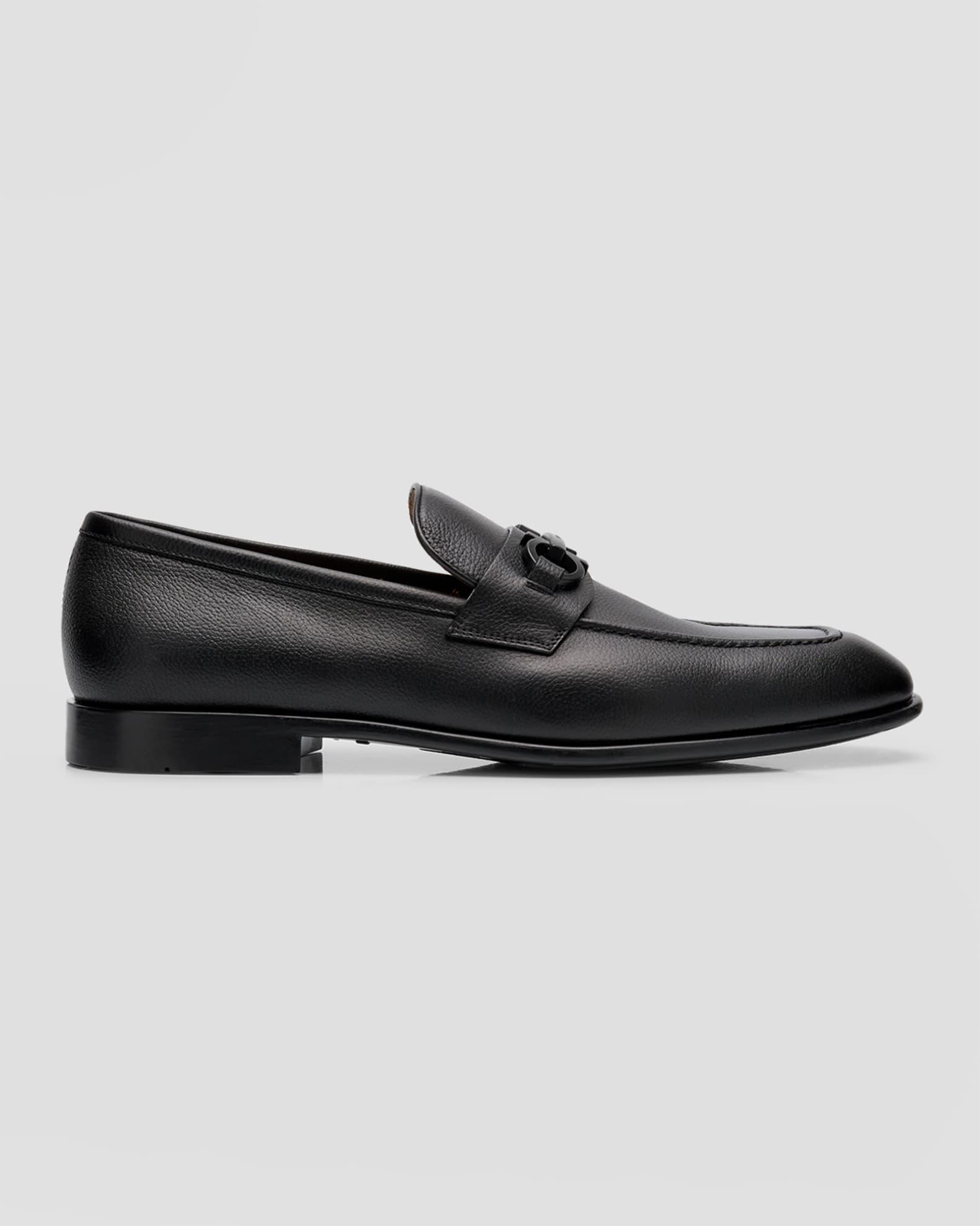 Men's Foster Leather Gancini Bit Loafers Product Image