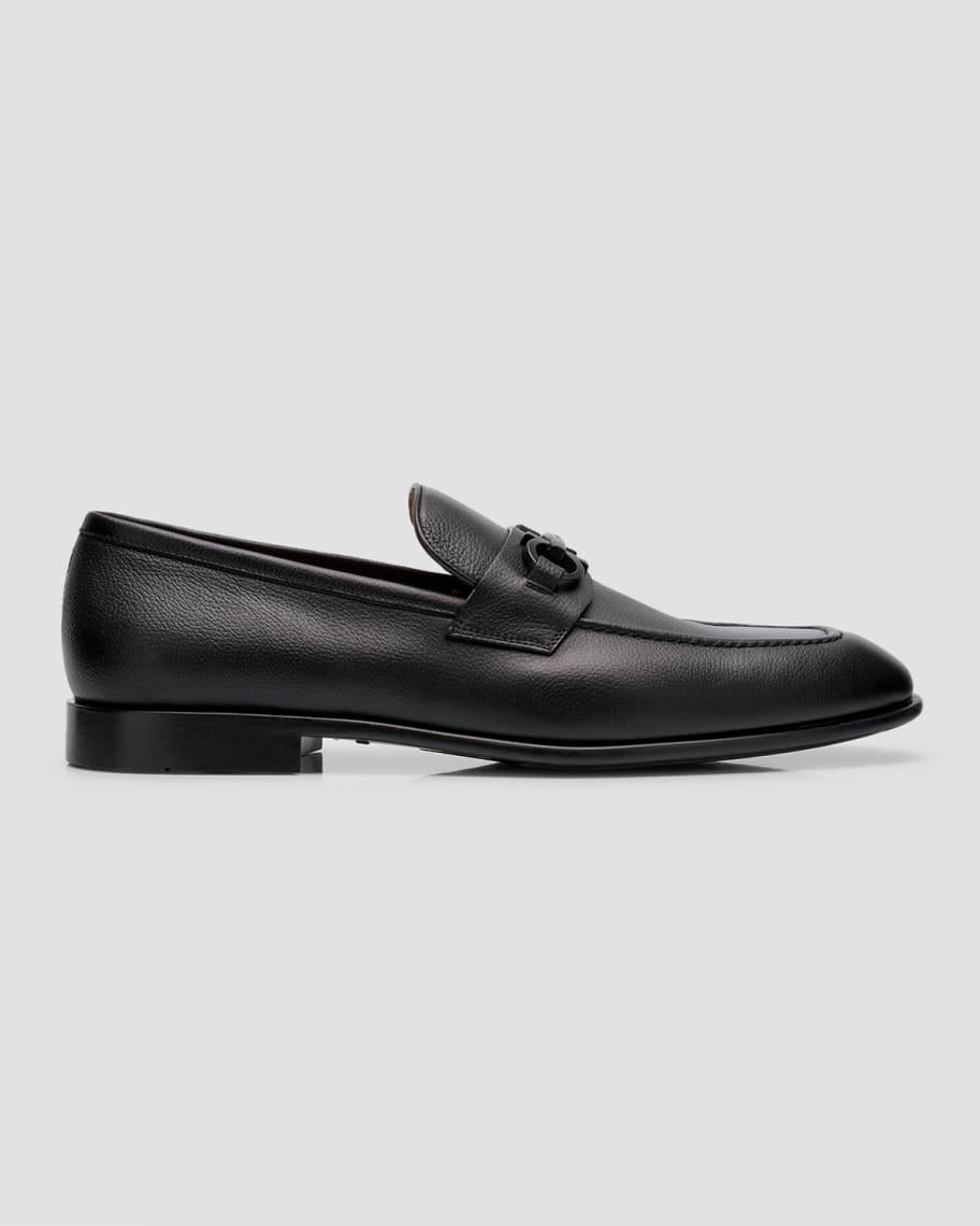 Men's Foster Leather Gancini Bit Loafers Product Image