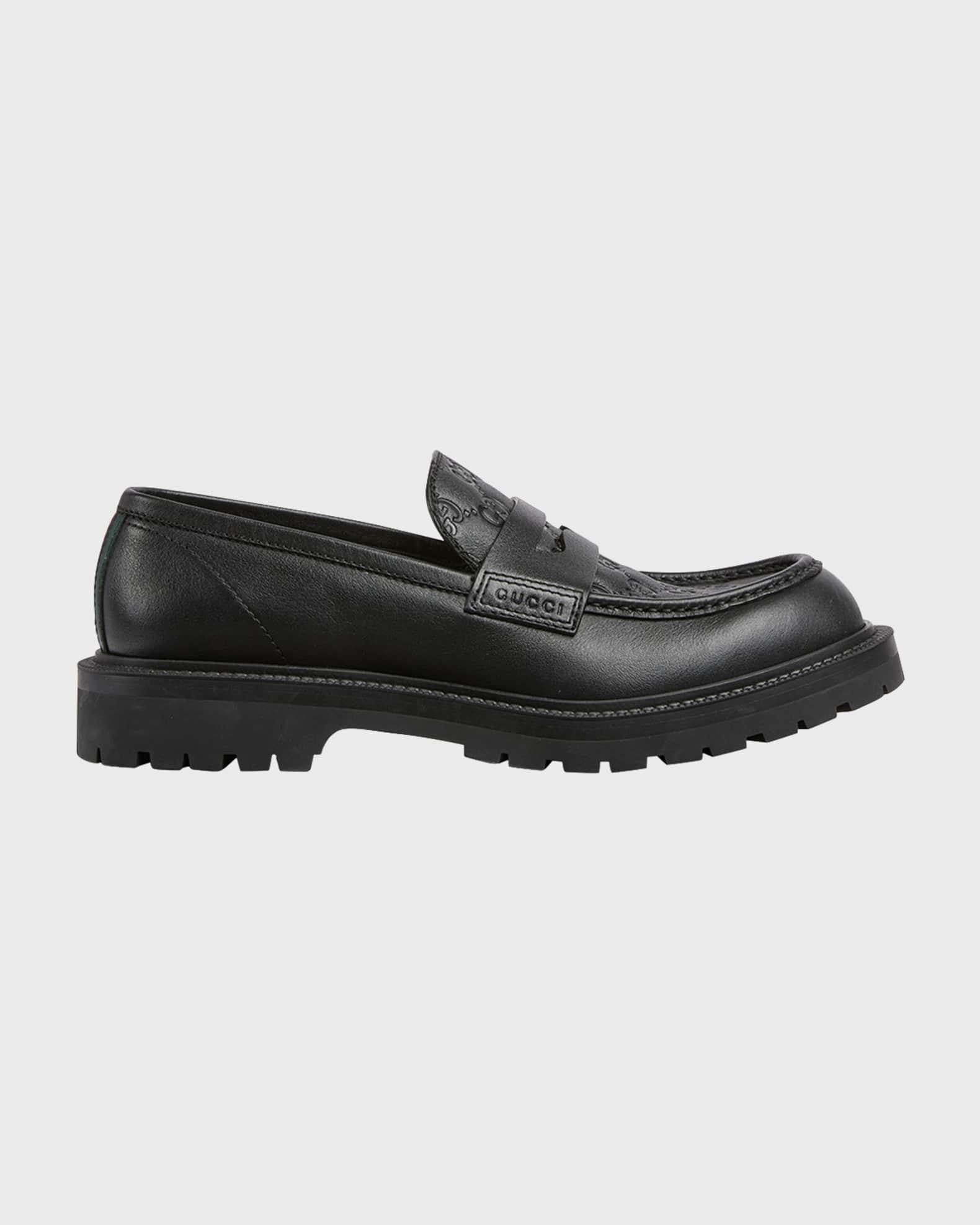 Men's Miart Guccissima Lug Sole Loafers  Product Image